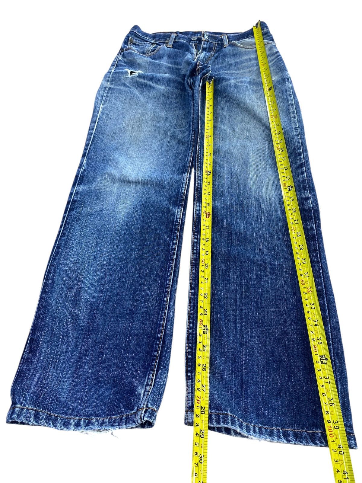 Levi's Vintage Levi’s Blue Faded Wash Style Loose Jeans Size US 30 / EU 46 - 7 Thumbnail