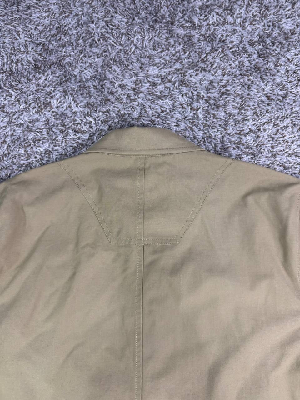 Helmut Lang Helmut Lang Beige Zip Front Shirt Size US S / EU 44-46 / 1 - 13 Thumbnail