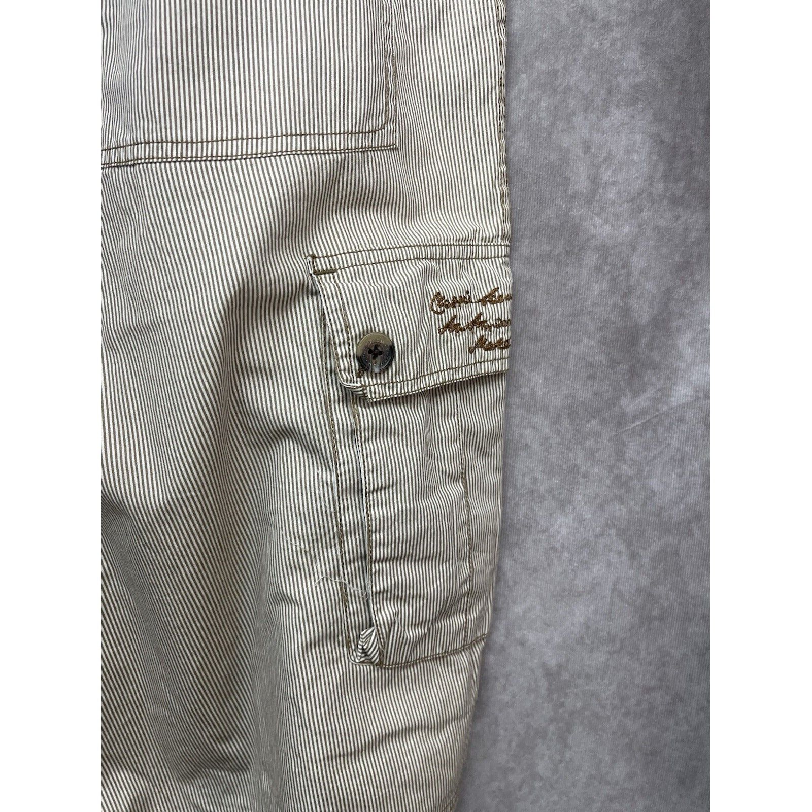 Phat Farm Y2K Vintage Phat Farm Shorts Mens 38 Striped Cargo Loose Bag Size US 38 / EU 54 - 9 Thumbnail