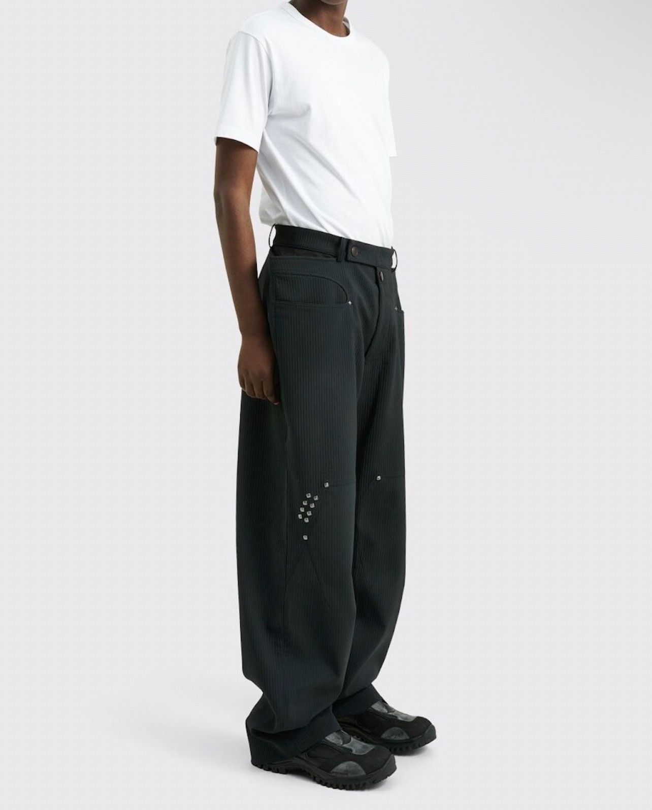 Kiko Kostadinov Kiki Kostadinov Anthras Wide Trousers Size US 34 / EU 50 - 3 Thumbnail