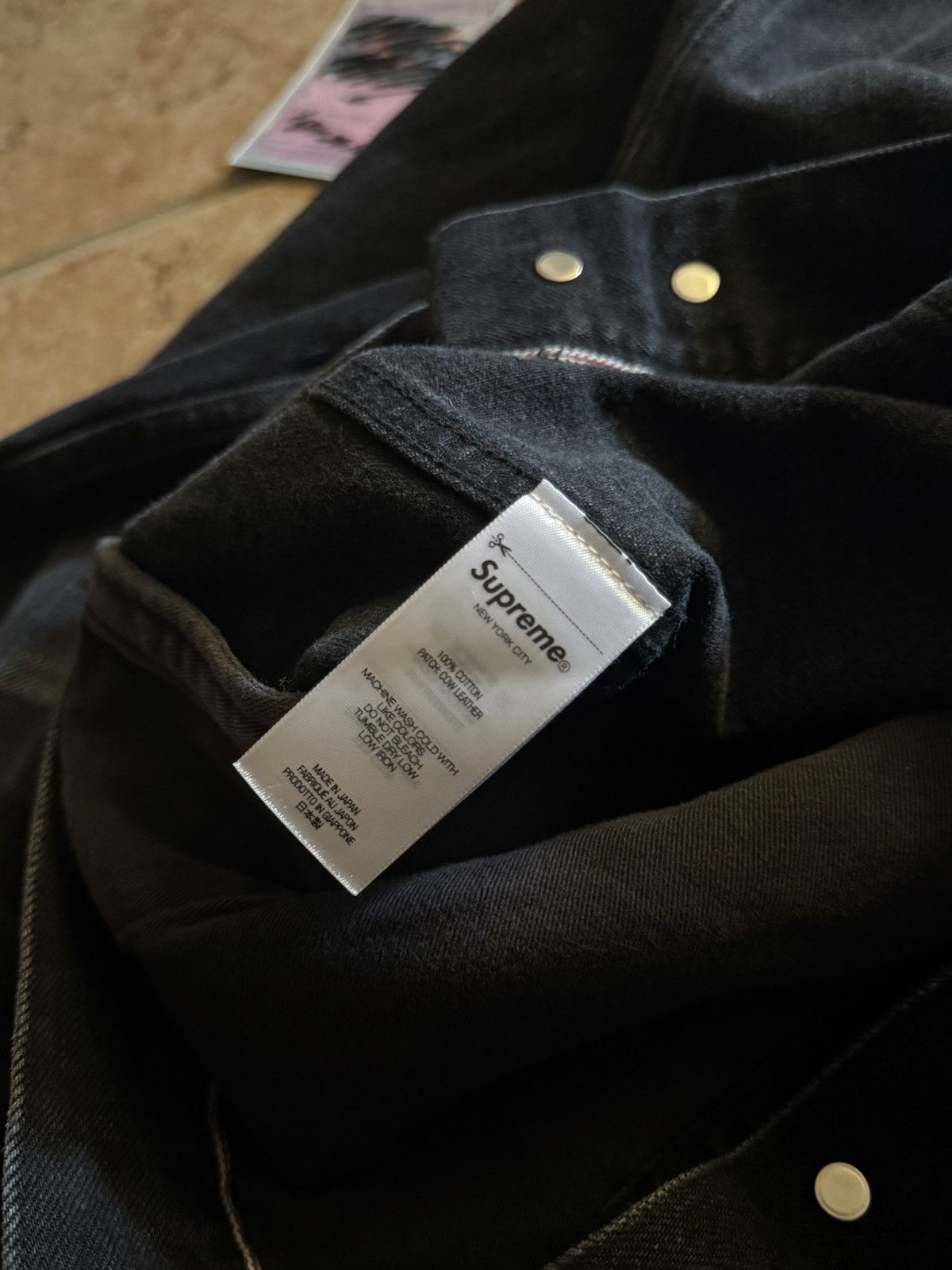 Supreme FW24 Supreme Distressed Selvedge Trucker Jacket Size US S / EU 44-46 / 1 - 7 Thumbnail