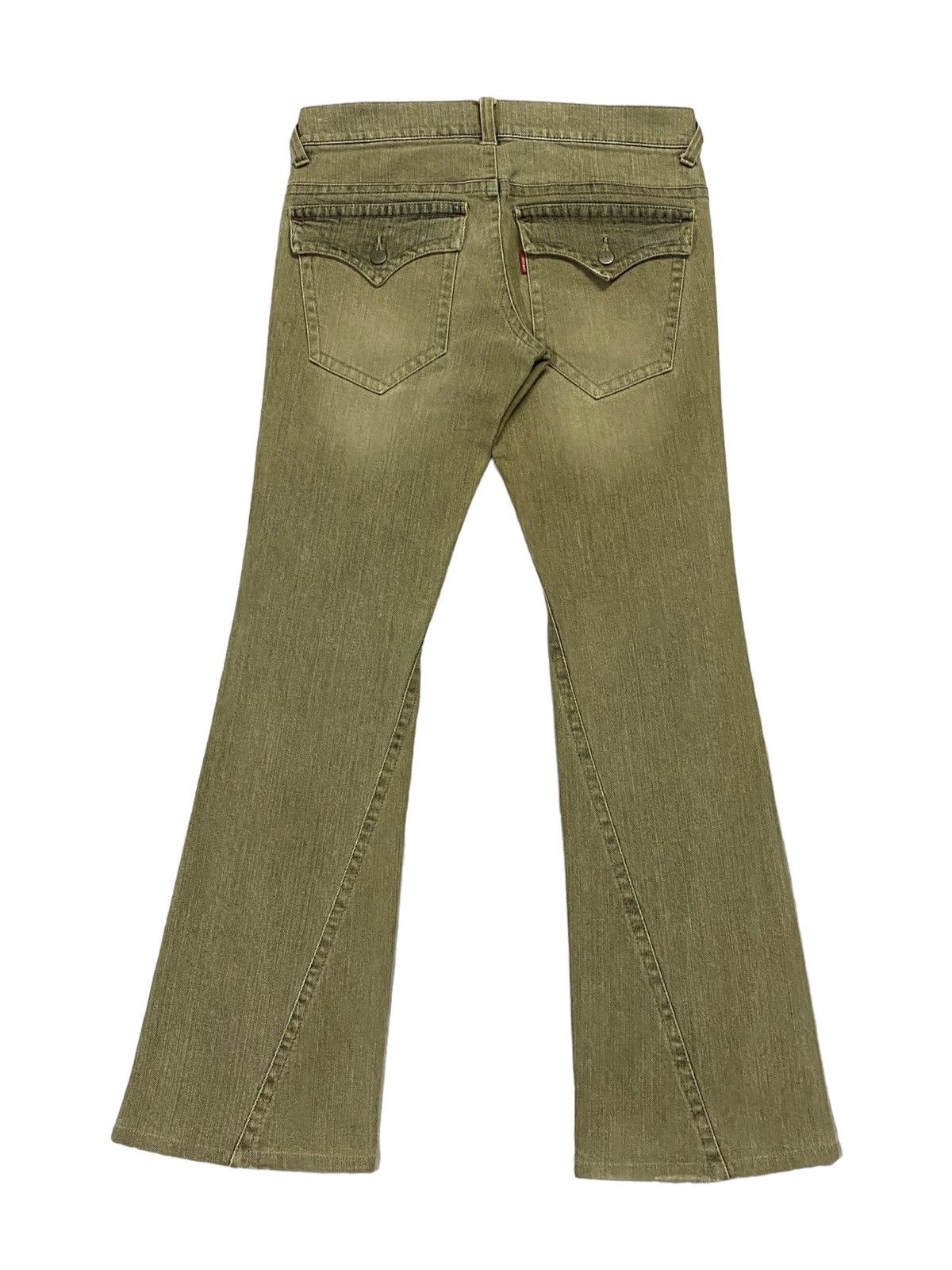 Tornado Mart Tornado Mart Washed Low Rise Flare Denim Jeans Size US 32 / EU 48 - 3 Thumbnail