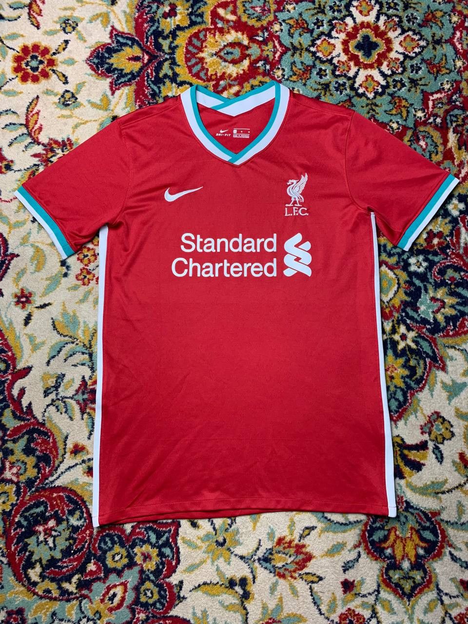 Nike LIVERPOOL 2020 2021 HOME FOOTBALL SHIRT SOCCER JERSEY Size US M / EU 48-50 / 2 - 1 Thumbnail