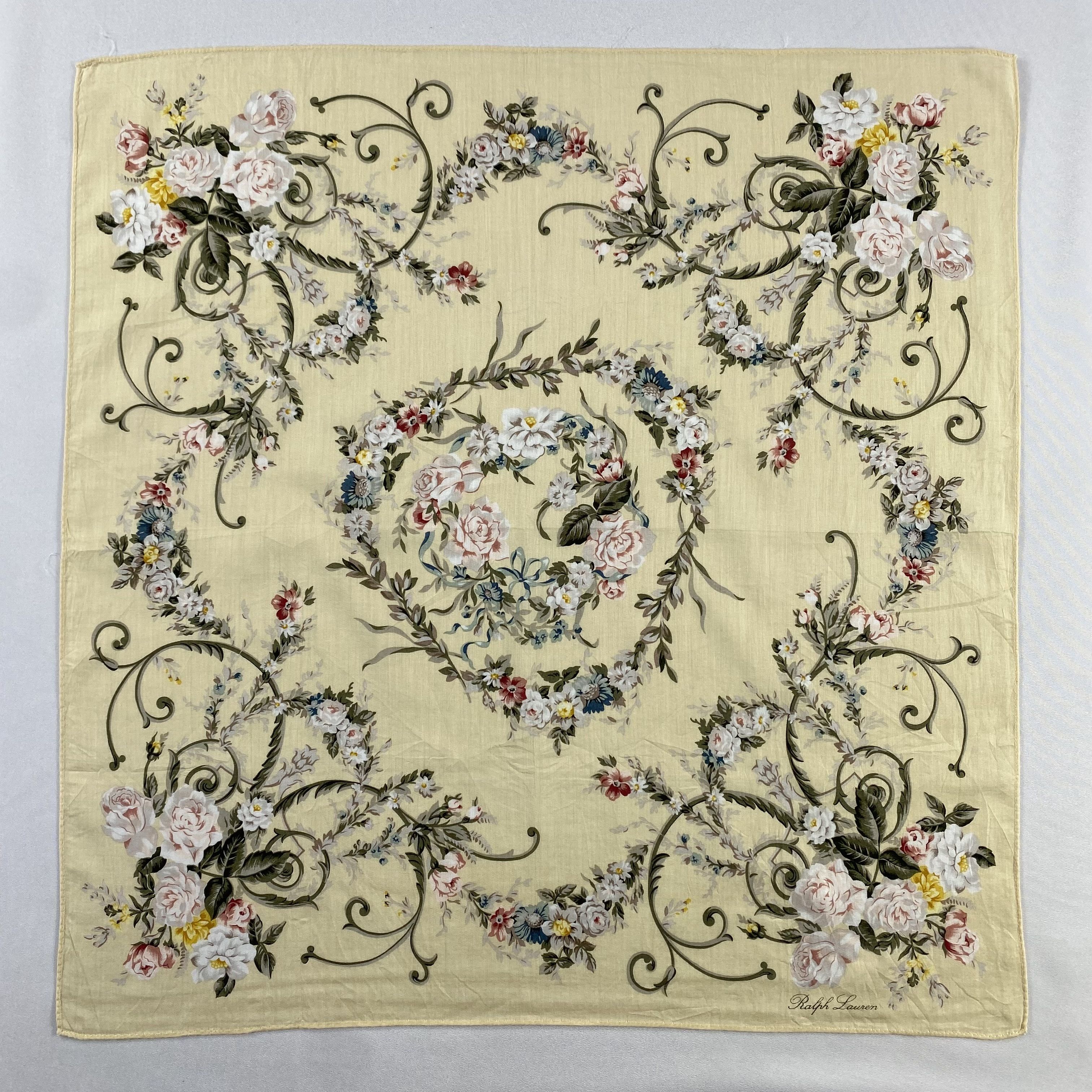 Ralph Lauren × Vintage Ralph Lauren Handkerchief / Neckerchief / Bandana-P1418 Size ONE SIZE - 1 Thumbnail