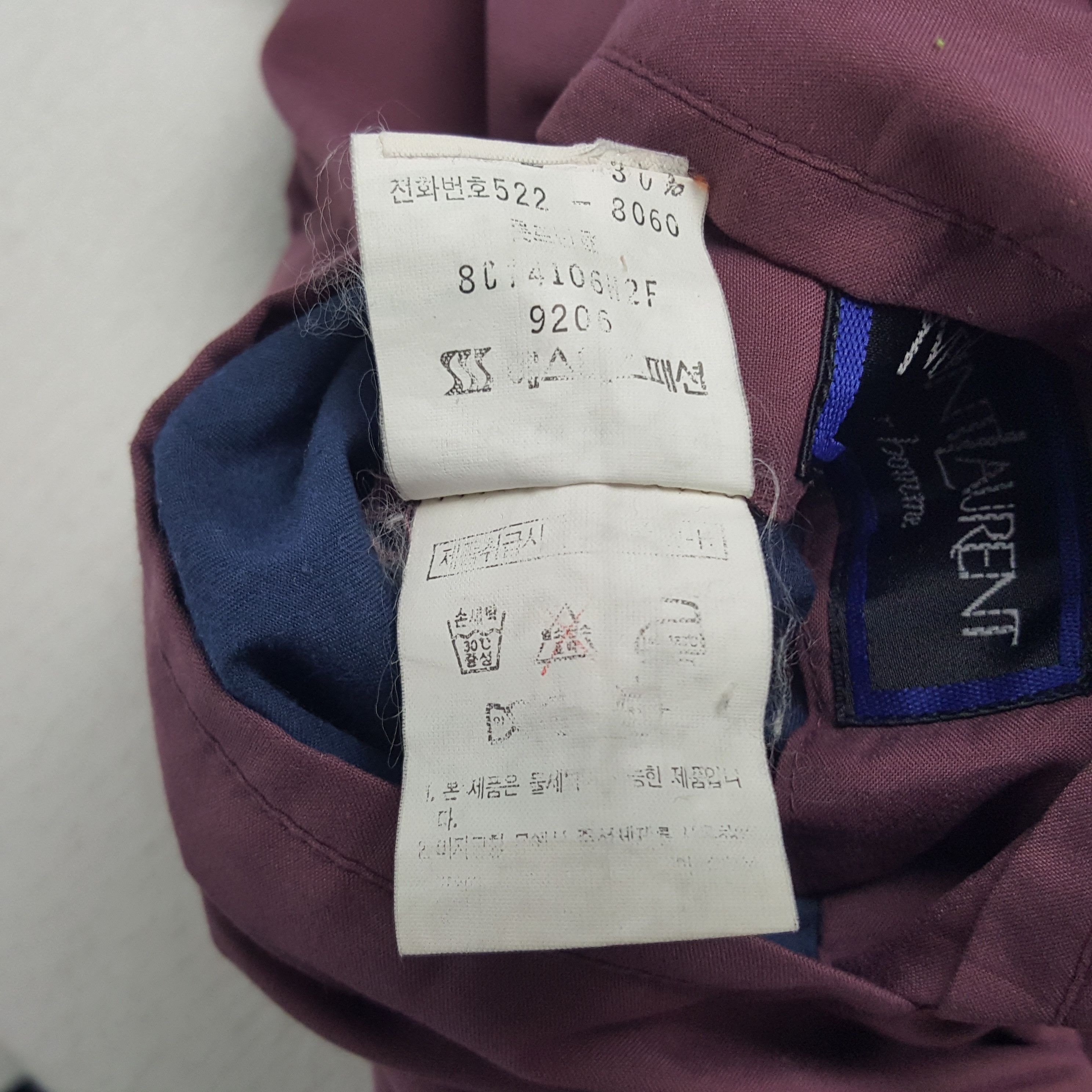 Vintage × Yves Saint Laurent Vintage Yves Saint Laurent Zipper Jacket Size US M / EU 48-50 / 2 - 9 Thumbnail