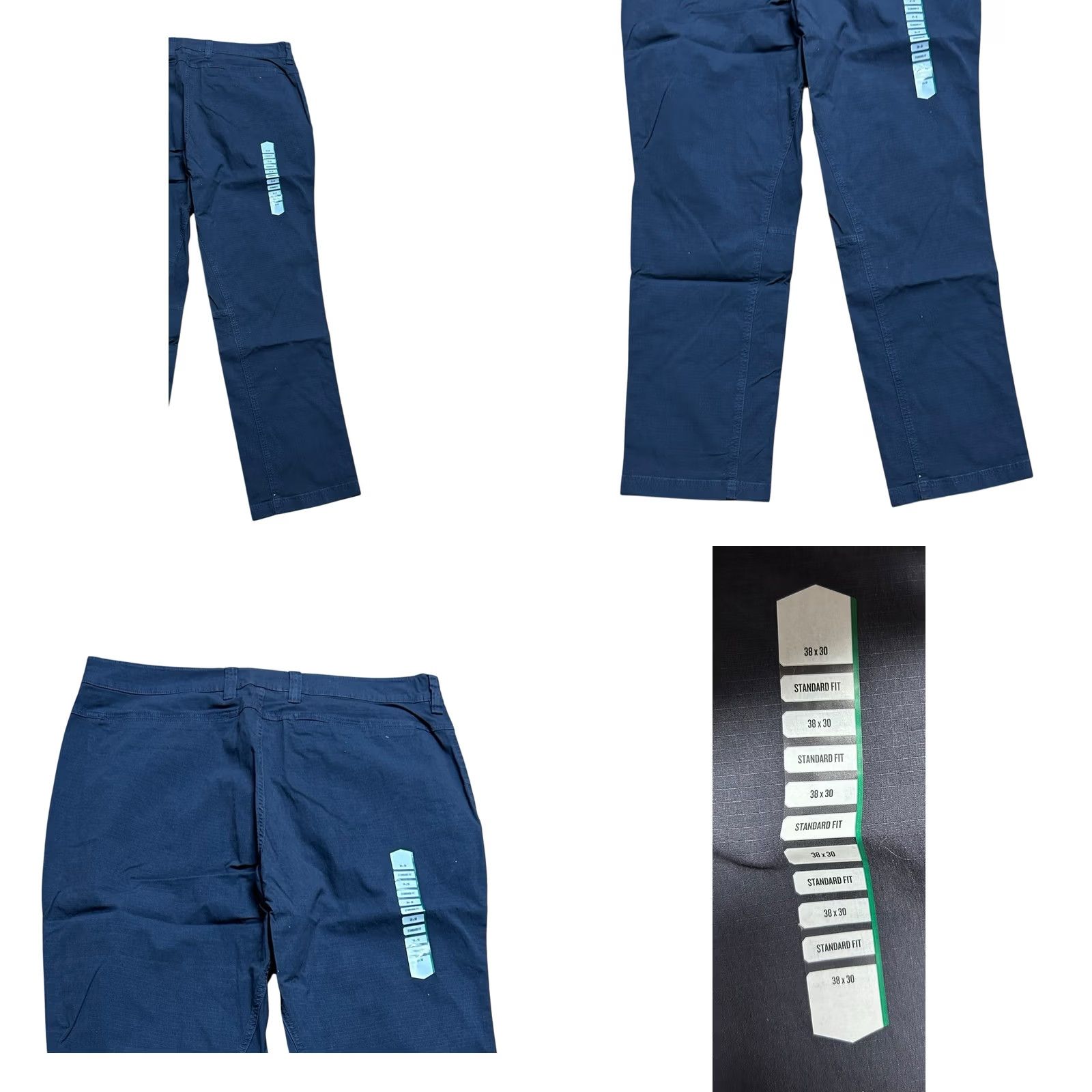 CO Duluth Trading Co Men Blue Ridge Standard Fit Pants 38x30 Blue NWT Regular Straight Workwear Casual Travel Size US 38 / EU 54 - 9 Thumbnail