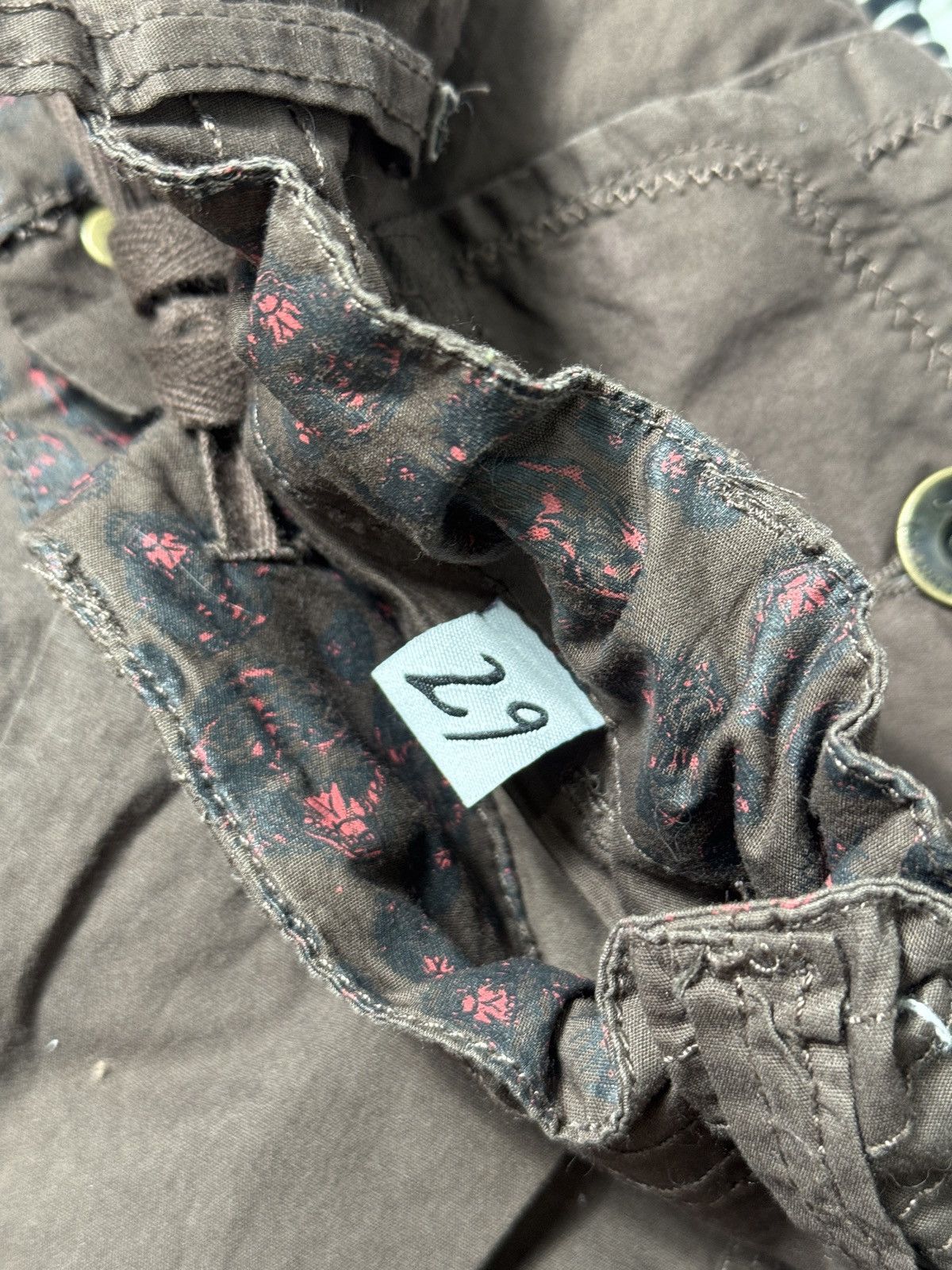 Ed Hardy VINTAGE ED HARDY GORPCORE 2000s PANTS Size 29" - 8 Thumbnail