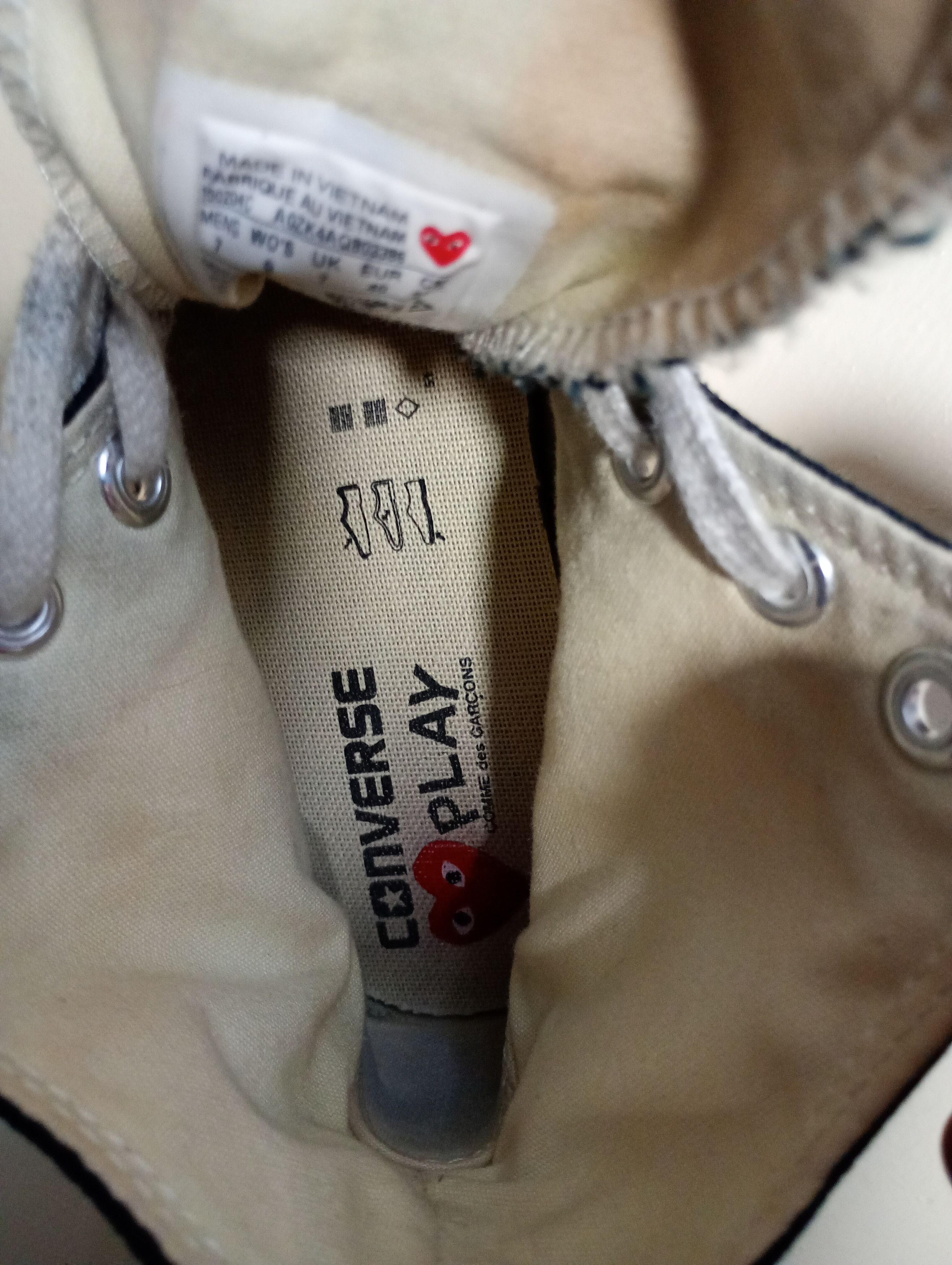 Comme des Garcons PLAY × Converse Converse x Comme Des Garcons Play Unisex Trainers Size US 7 / EU 40 - 21 Thumbnail