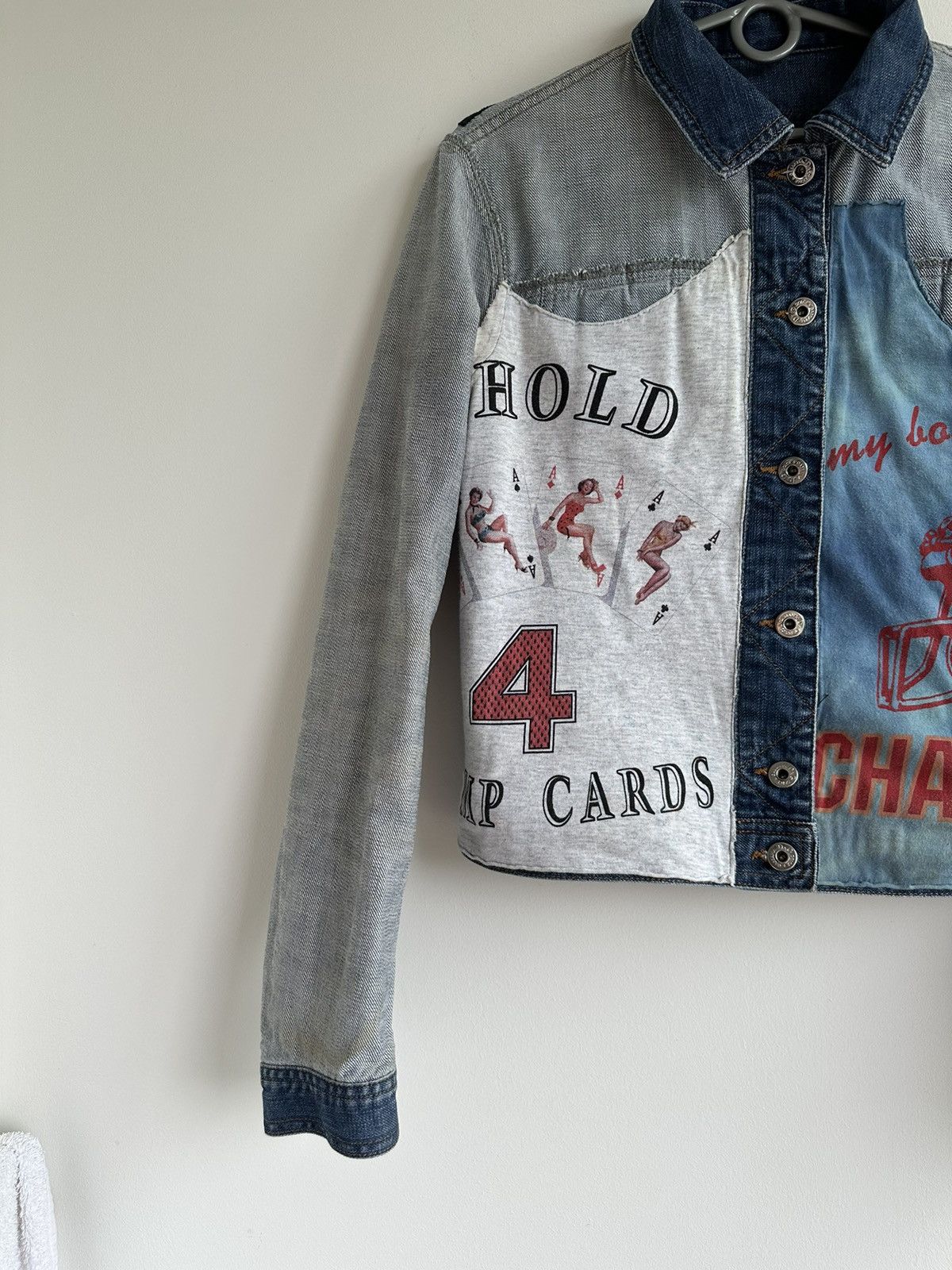 Dolce & Gabbana Archive D&G Panther Patchwork Reversible Denim Jacket Size M Size M / US 6-8 / IT 42-44 - 5 Thumbnail