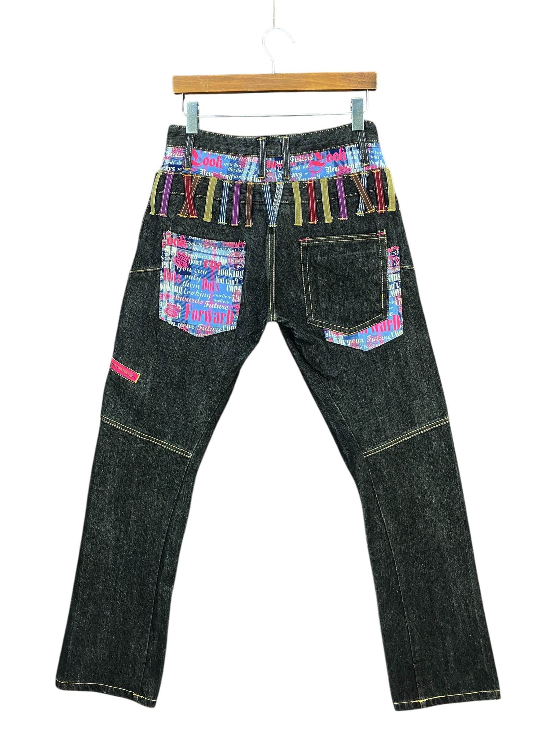 Japanese Brand Patina Double Waist Handcrafted Denim pants Size US 31 - 1 Thumbnail