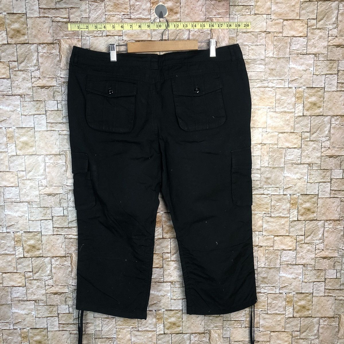 Japanese Brand Smile Land Dark Blue Cropped Pants #A317 Size US 36 / EU 52 - 16 Thumbnail