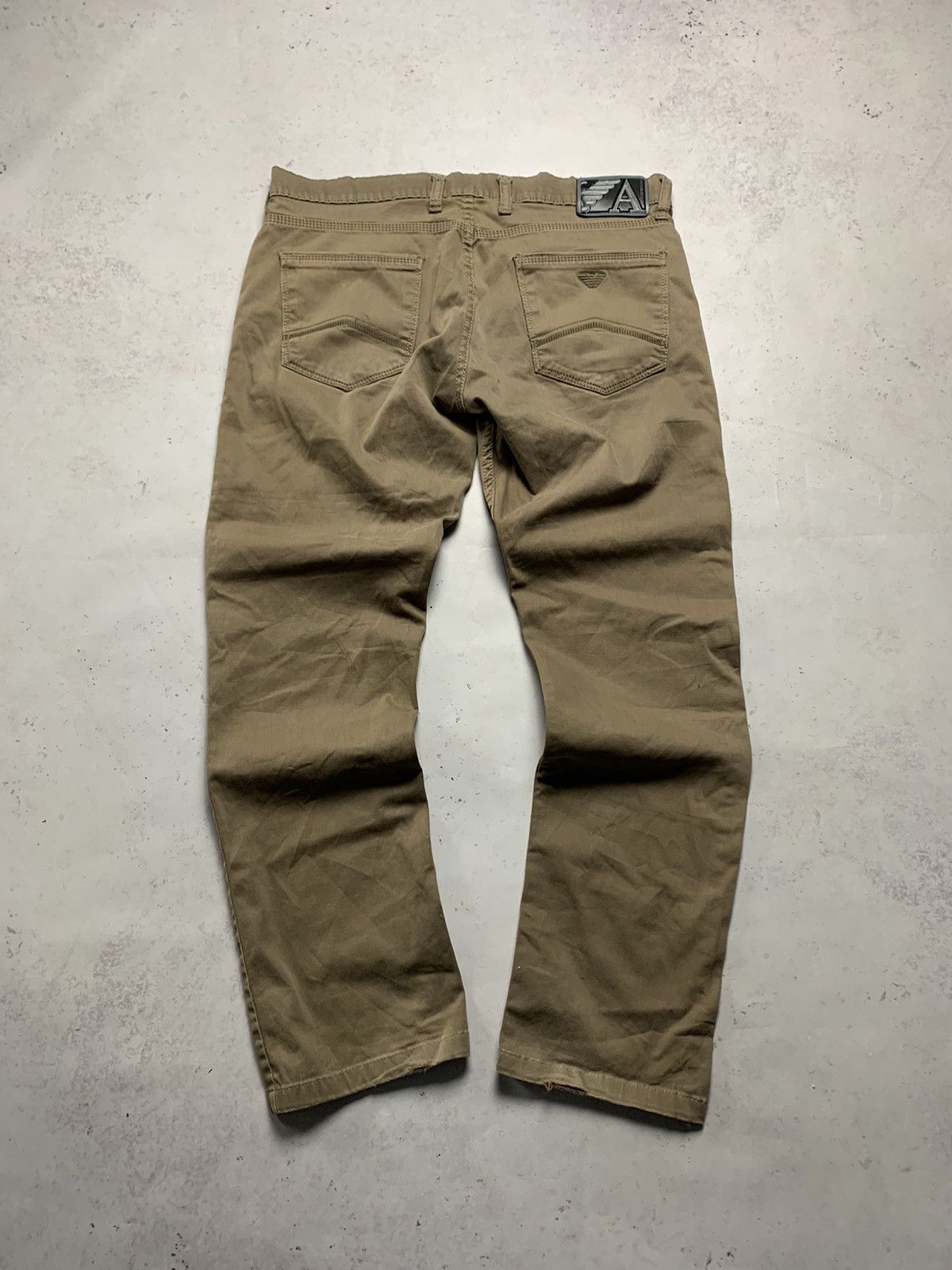 Armani Vintage Armani Pocket Logo Baggy Jeans Y2K 32 Size US 32 / EU 48 - 1 Thumbnail