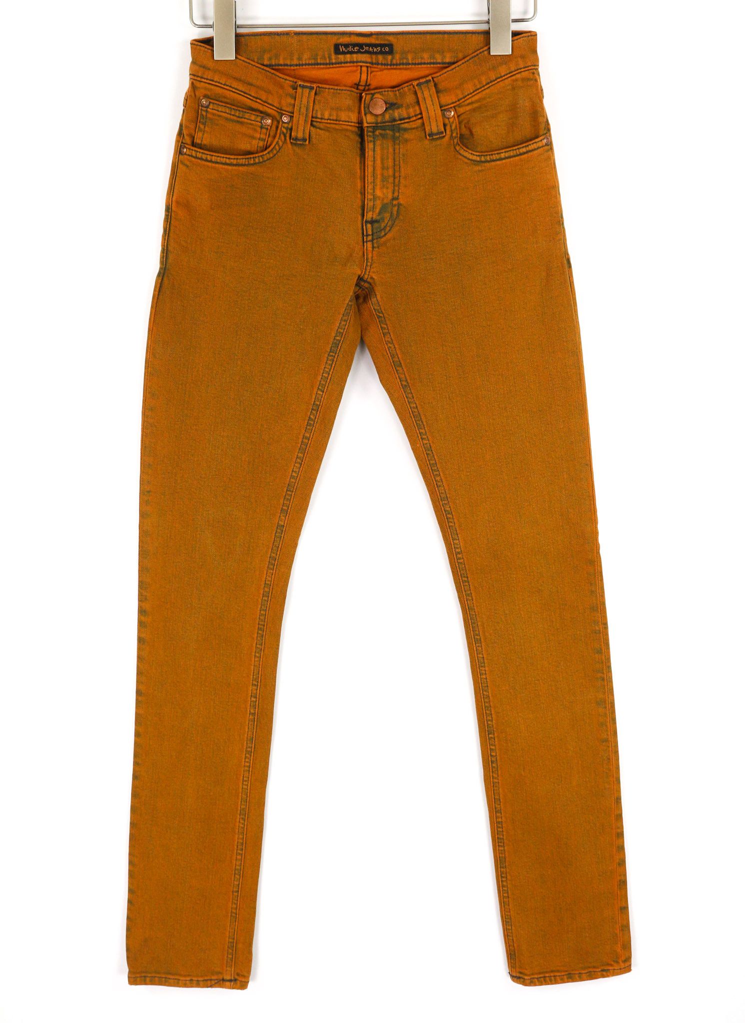 Nudie Jeans TIGHT LONG JOHN W28/L34 Organic Icon Orange Jeans 82580 Size US 28 / EU 44 - 1 Thumbnail