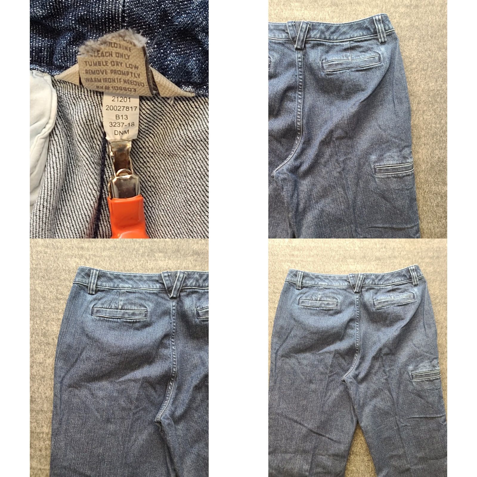 Vintage Duluth Trading Flex Fire Hose Jeans Womens 10x33 Relaxed Fit Stretch Denim Workwear Jeans Size 32" / US 10 / IT 46 - 8 Thumbnail