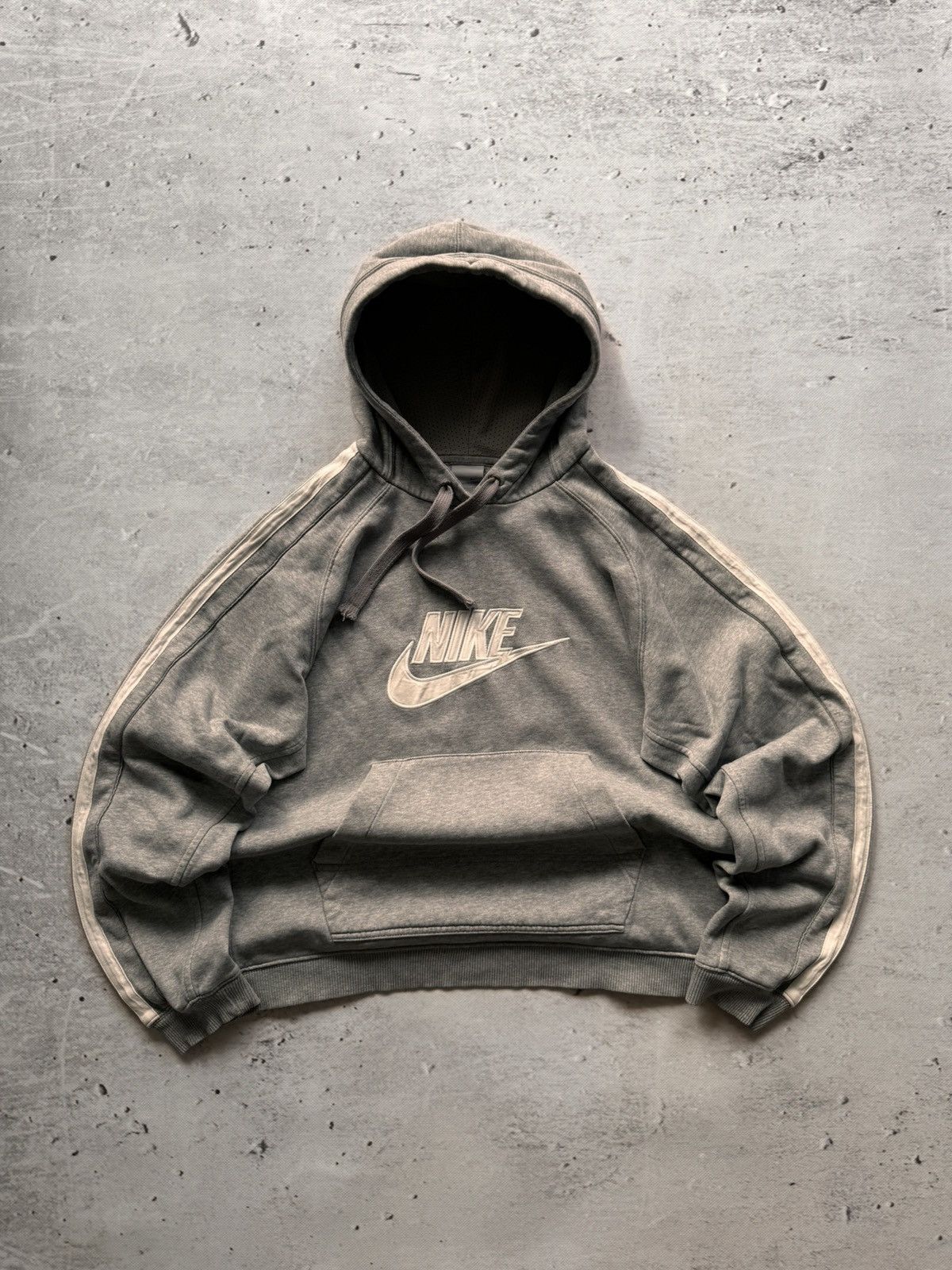 Nike × Vintage NIKE VINTAGE CENTER LOGO OVERSIZE BOXY HOODIE Size US M / EU 48-50 / 2 - 1 Thumbnail
