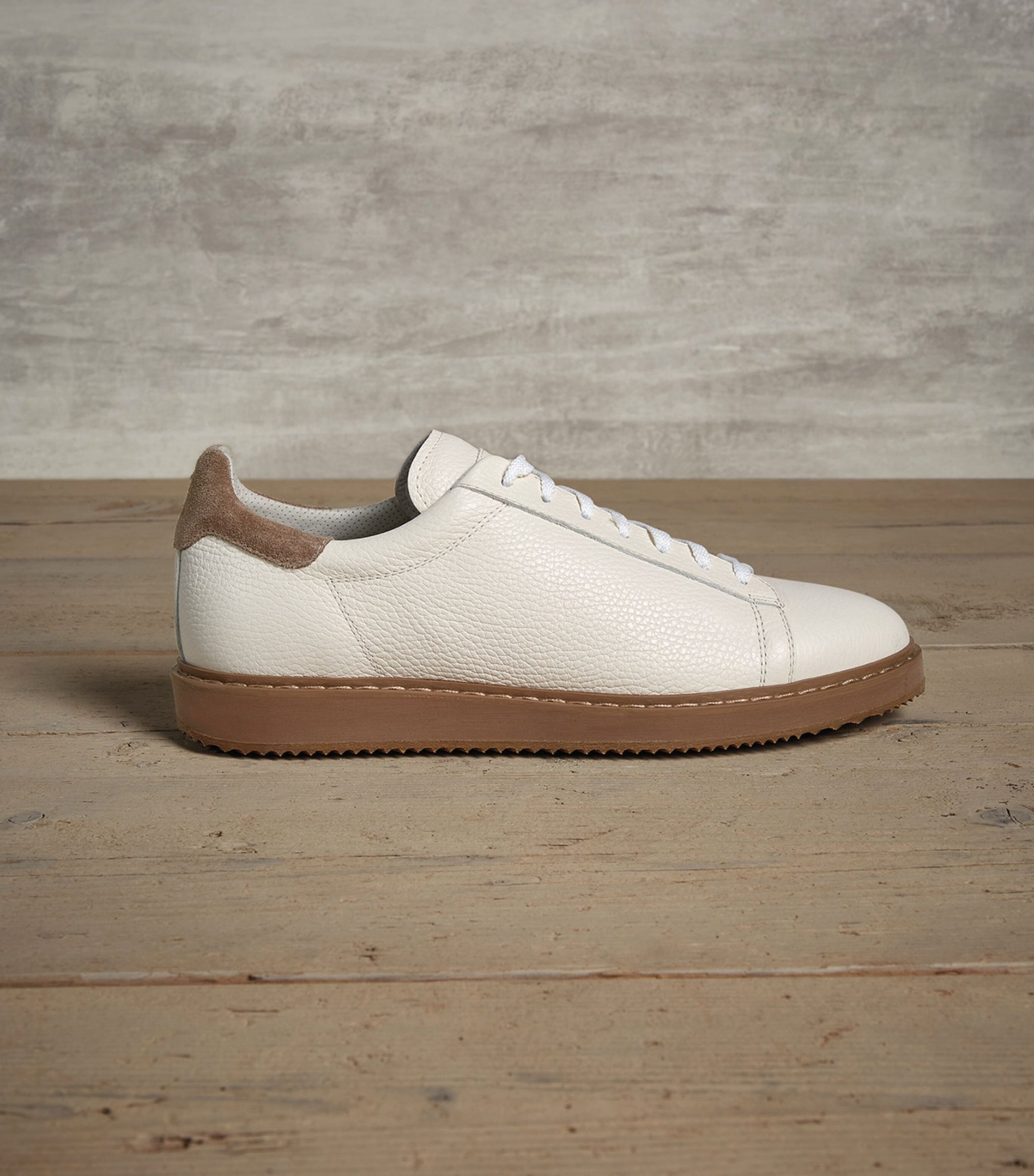 image of Brunello Cucinelli O1W1Db10424 Sneakers In White, Men's (Size 9)