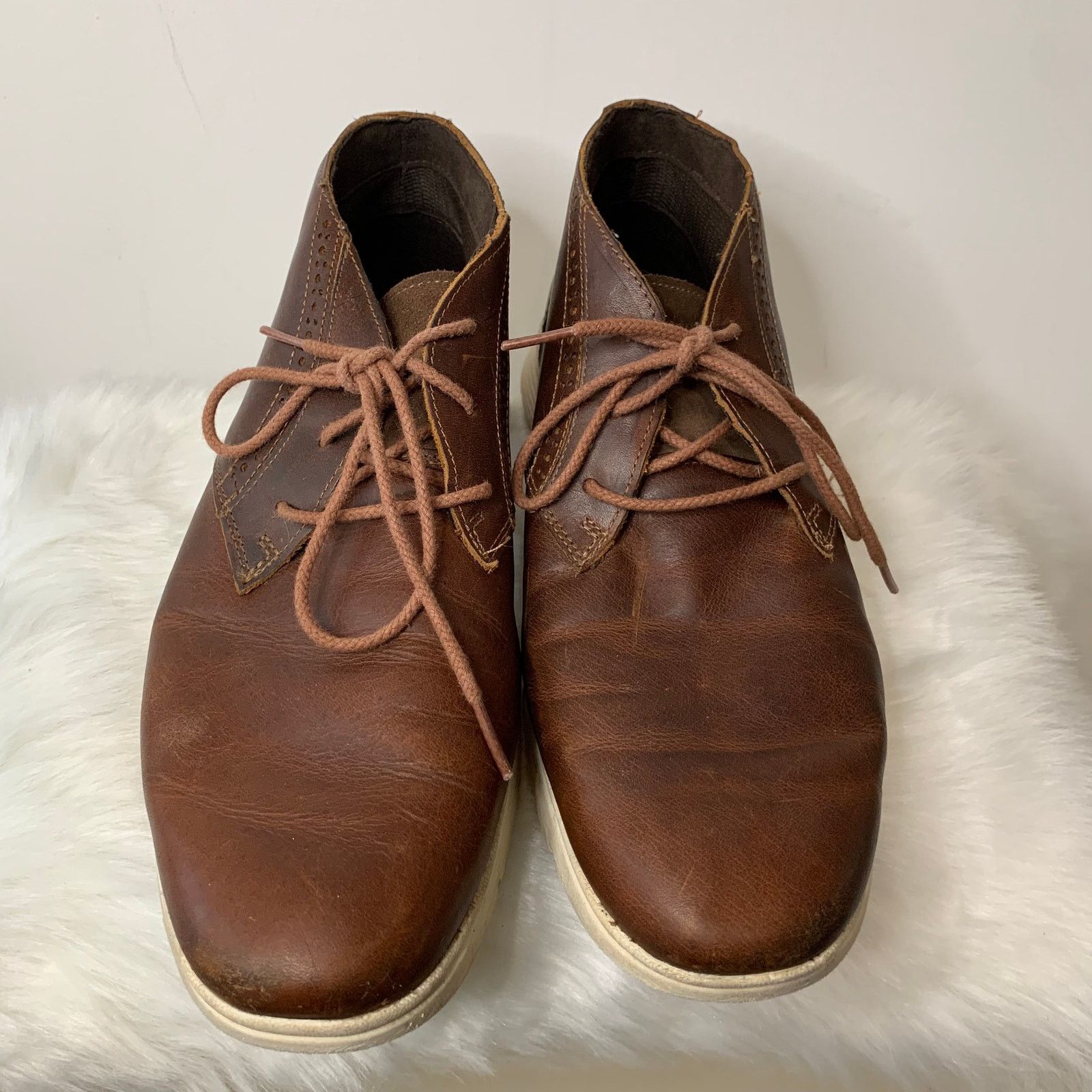 Timberland Timberland Brown Leather Men's Oxford Shoes Size 9 Size US 9 / EU 42 - 2 Thumbnail