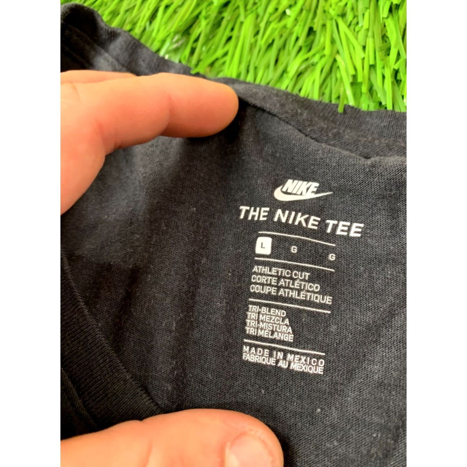 Nike NIKE Shirt Women T-Shirt 2018 Black L Size Regular Short Sleeve Cotton 561453-00A Size L / US 10 / IT 46 - 4 Thumbnail