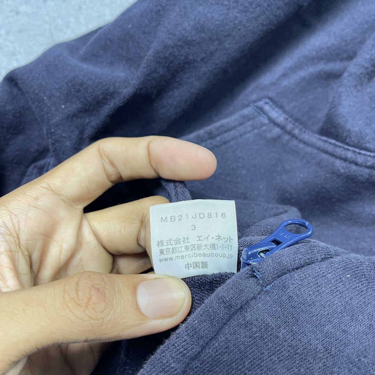 mercibeaucoup MerciBeaucoup Zip Hoodie – Navy Minimal Pocket Design Size M / US 6-8 / IT 42-44 - 10 Thumbnail