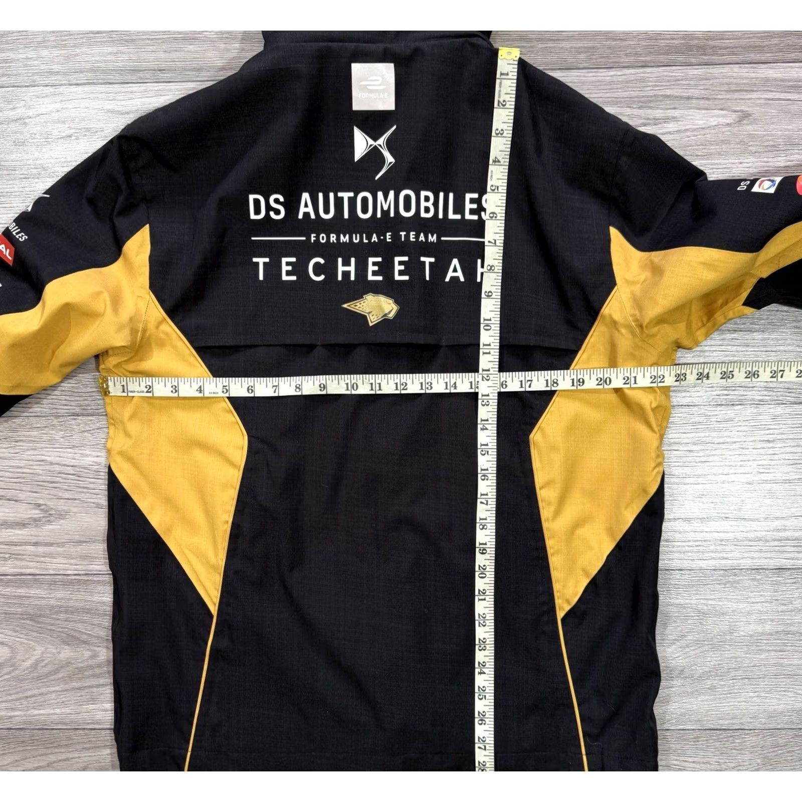 Vintage DS AUTOMOBILES TECHEETAH FORMUMA E RACING Jacket M Windbreaker Black Men's Full Zip Size US M / EU 48-50 / 2 - 3 Thumbnail