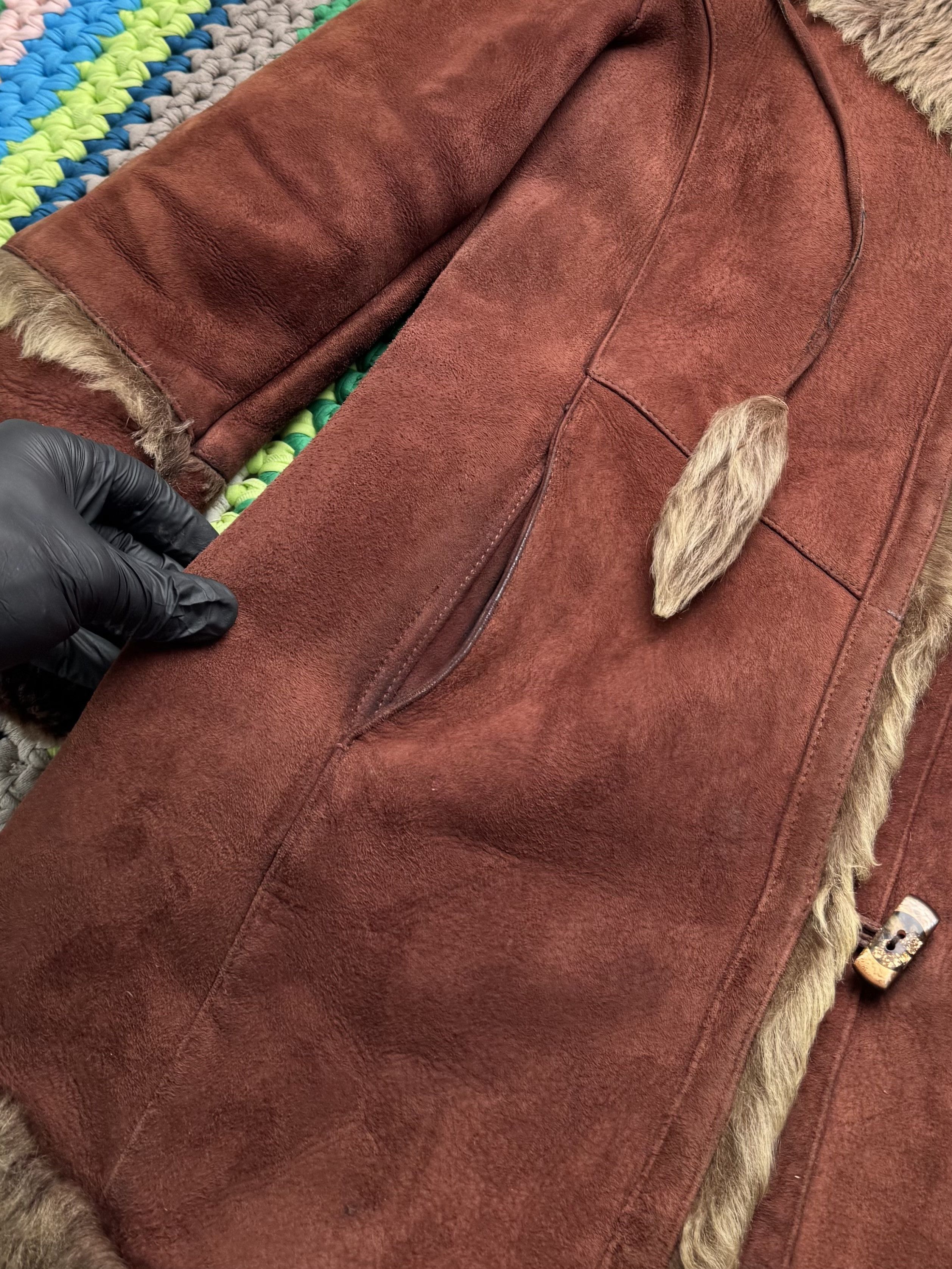 Vintage Vintage Real Sheepskin Coat (ET1)(D15) Size M / US 6-8 / IT 42-44 - 4 Thumbnail