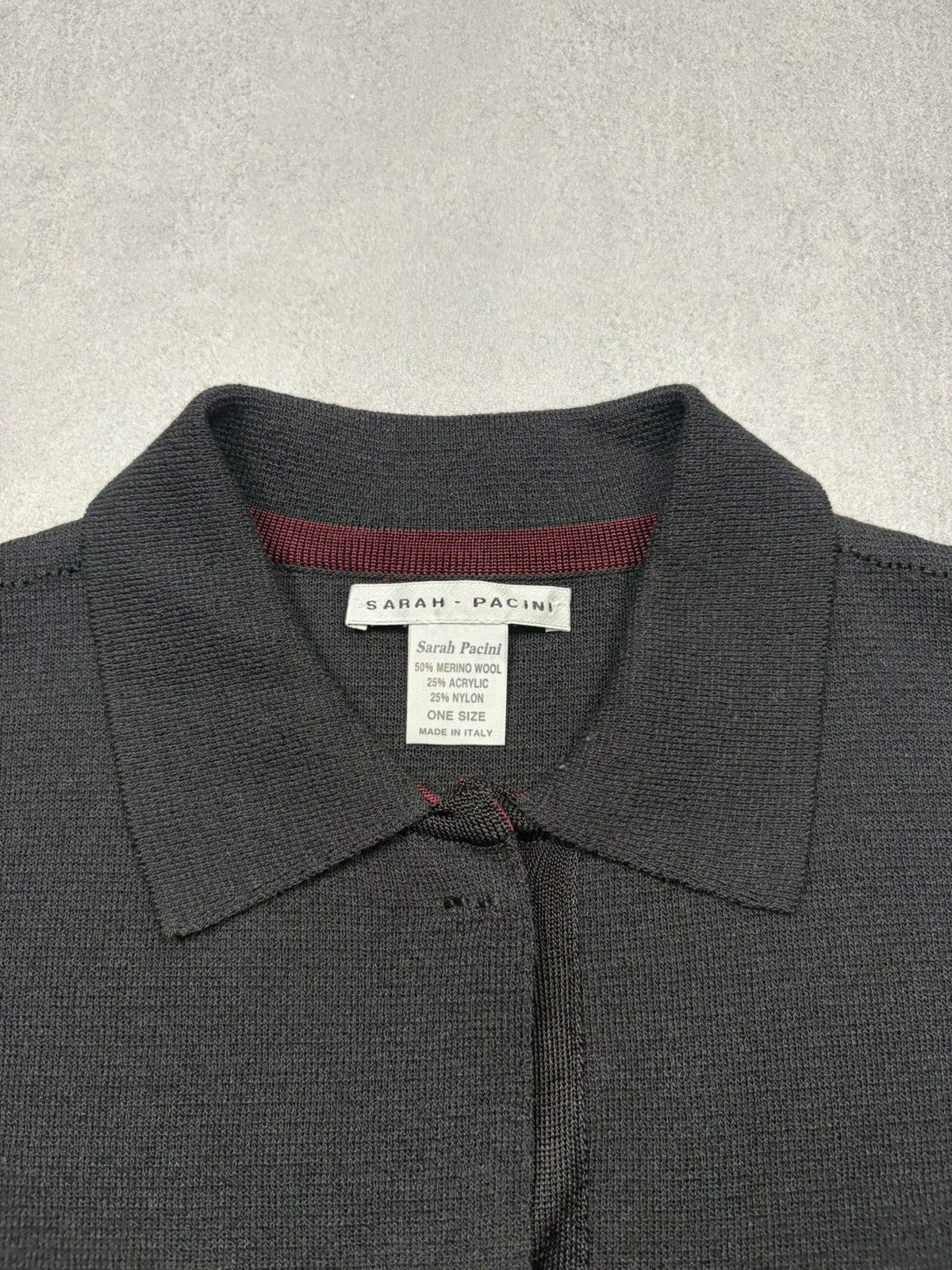 Sarah Pacini Vintage Sarah Pacini Wool Knit Sleeveless Avant Garde Vest Size ONE SIZE - 5 Thumbnail