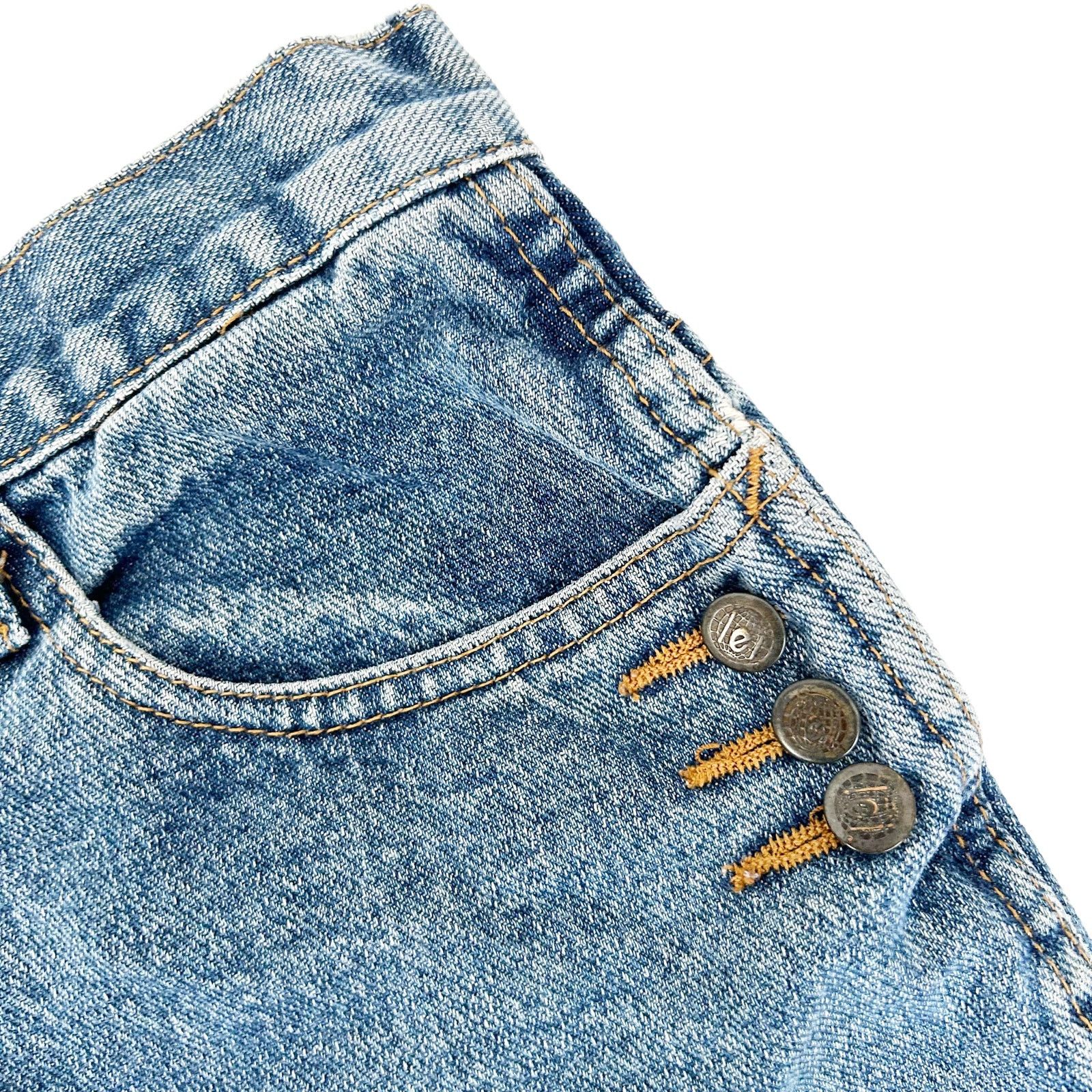 Other Vintage LEI High Waisted Cut Off Jean Shorts Sz 29 Size 29" - 2 Thumbnail
