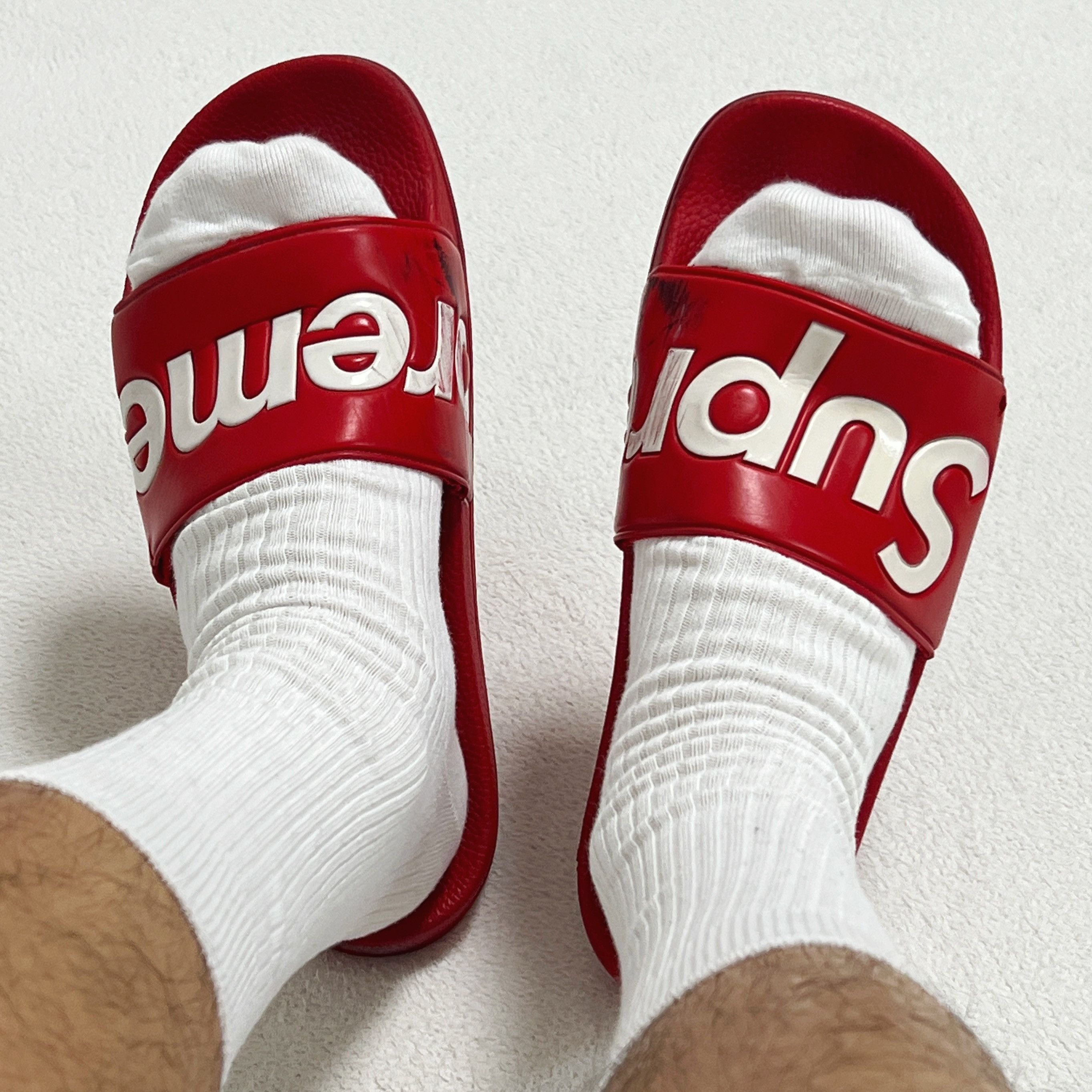Supreme Supreme 14SS Slides Red Size US 9 / EU 42 - 1 Thumbnail
