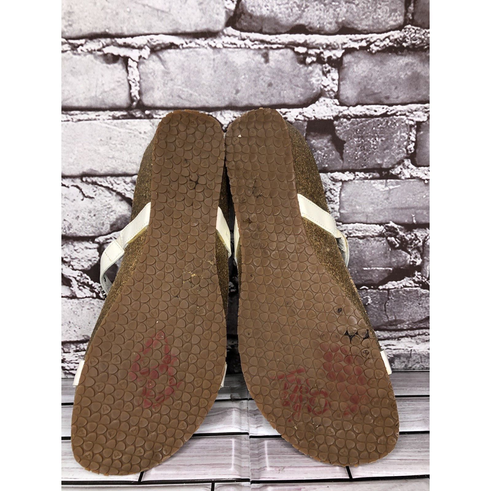 Mephisto Mephisto White Rhinestone Crystal Strap Slide Cork Sandals W Size US 11 / IT 41 - 9 Thumbnail