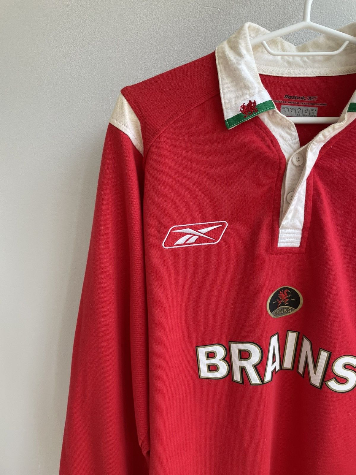 Other Wales Rugby 2004 2006 Shirt Reebok Welsh Home Vintage Jersey Size US L / EU 52-54 / 3 - 3 Thumbnail