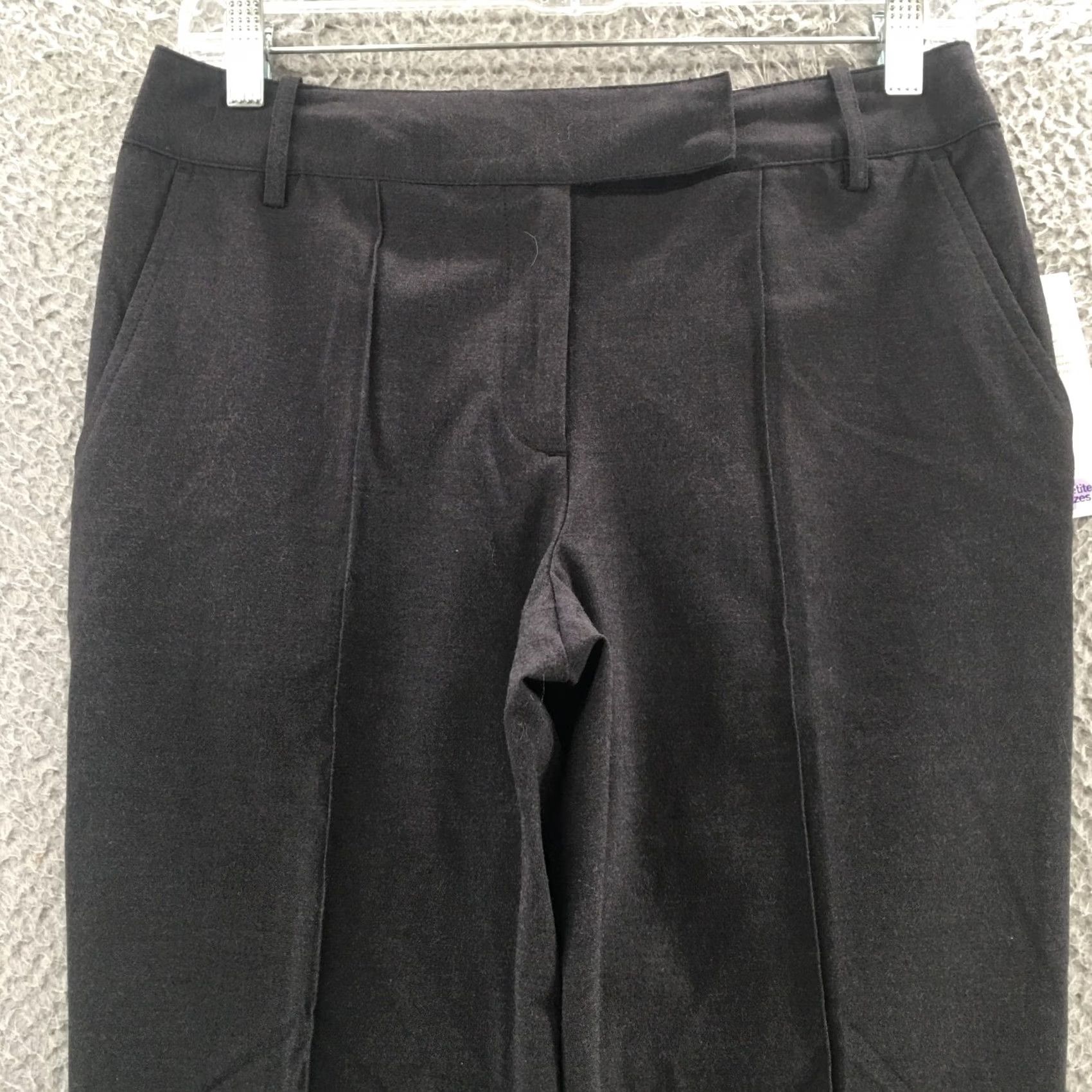Worthington Worthington Dress Pants Womens Petite 6 Black Stretch Trousers Pants Slim Skinny 28x28 NEW Ladies Size 28" / US 6 / IT 42 - 2 Thumbnail