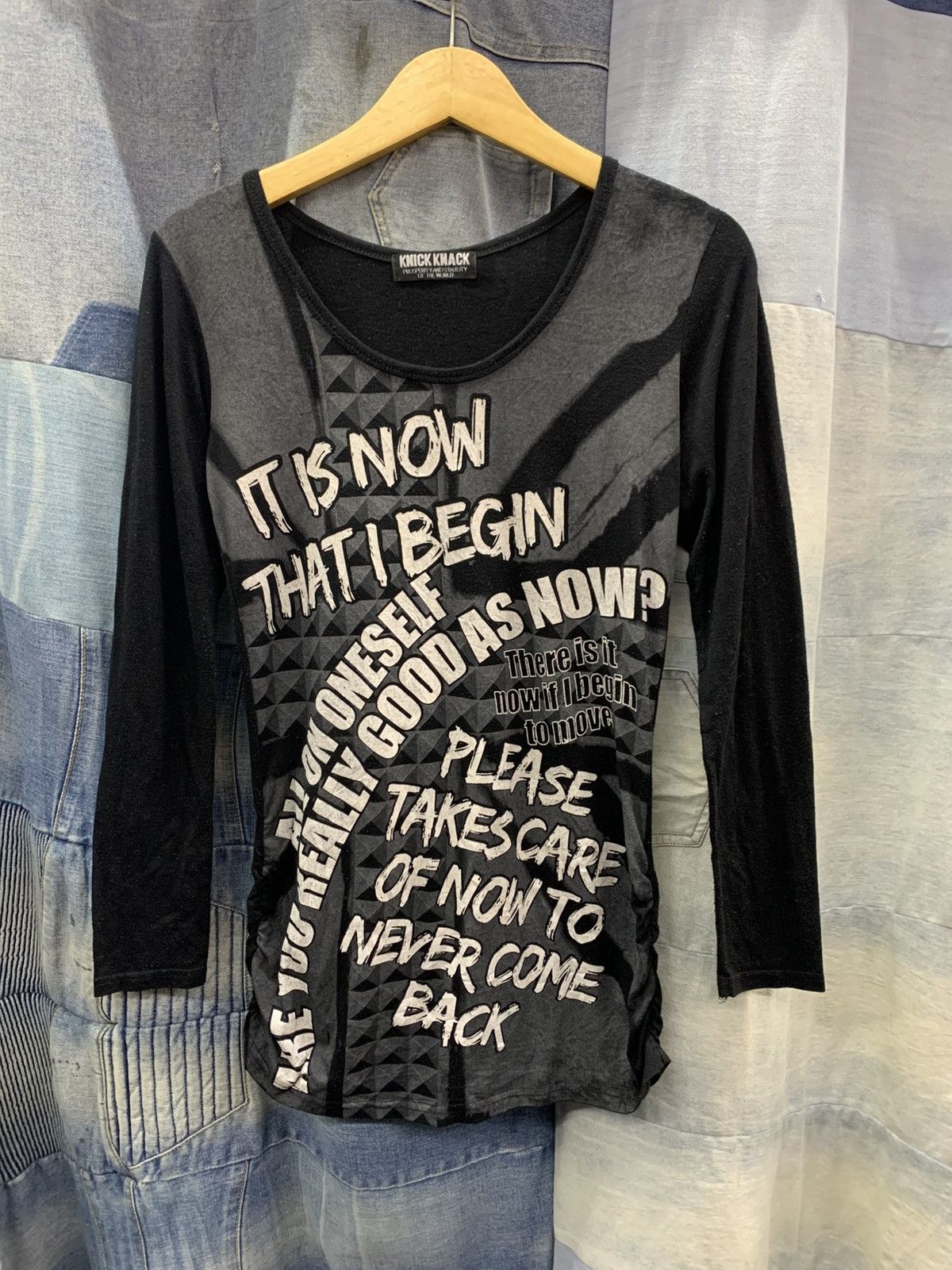 If Six Was Nine × Japanese Brand × Le Grande Bleu (L.G.B.) undefined 2000s y2k grunge longsleeve knick knack Size US M / EU 48-50 / 2 - 8 Thumbnail