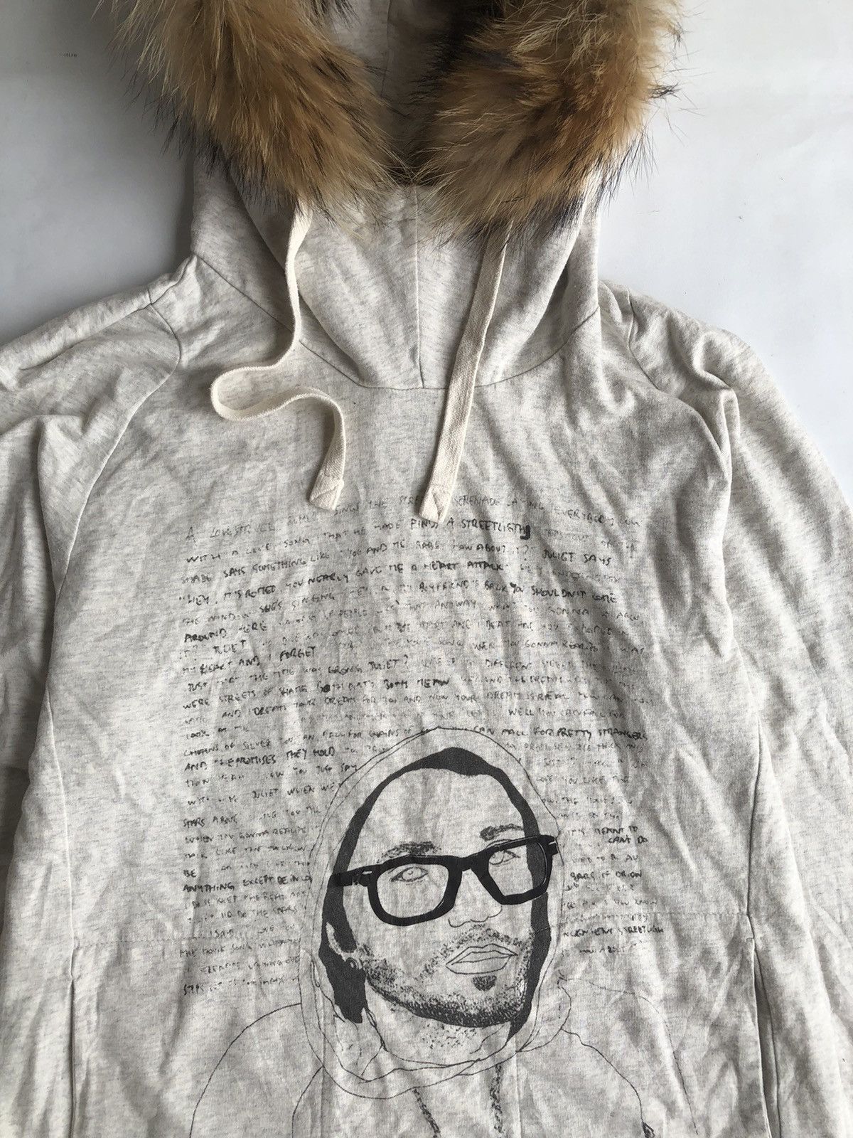 If Six Was Nine Japanese Poem Tate Faux Fur Hoodie Ifsixwasnine LGB Style Size US M / EU 48-50 / 2 - 4 Thumbnail