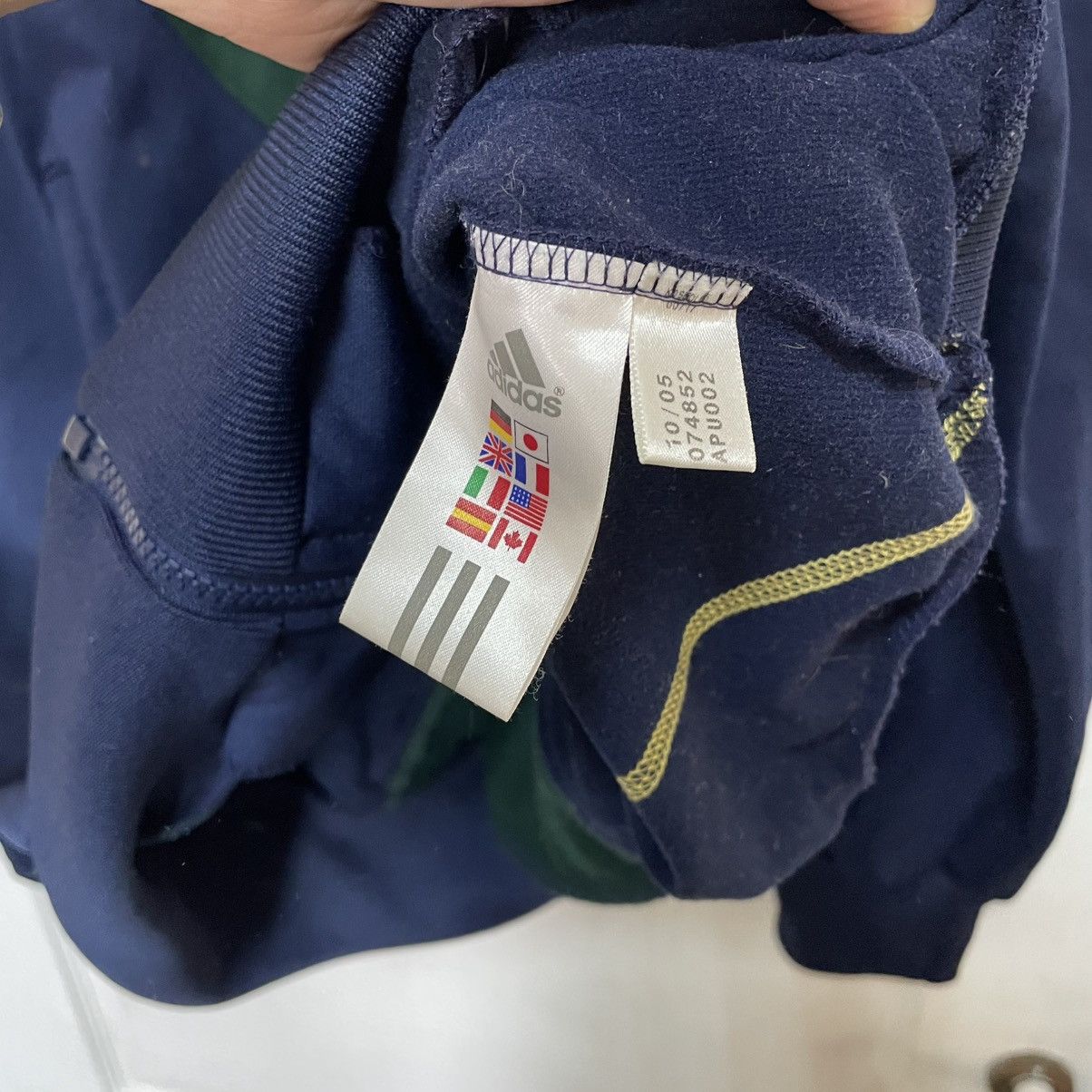Adidas × Vintage Rare 90s Limited Adidas Jacket vintage bomber sweatshirt zip Size US XL / EU 56 / 4 - 7 Thumbnail