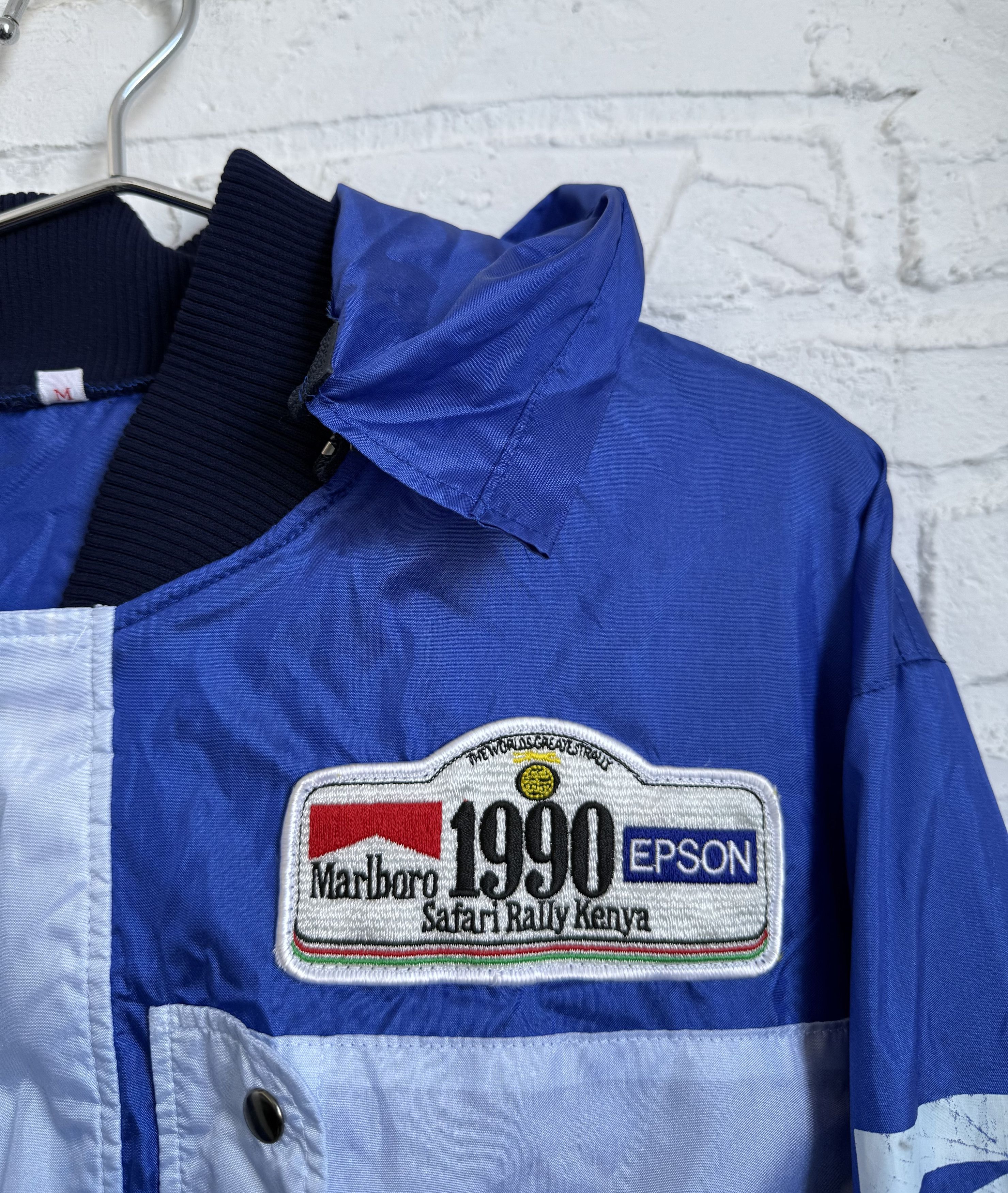 Marlboro Vintage 1990 Safari Rally Kenya Marlboro Epson Racing jacket Size US M / EU 48-50 / 2 - 2 Thumbnail