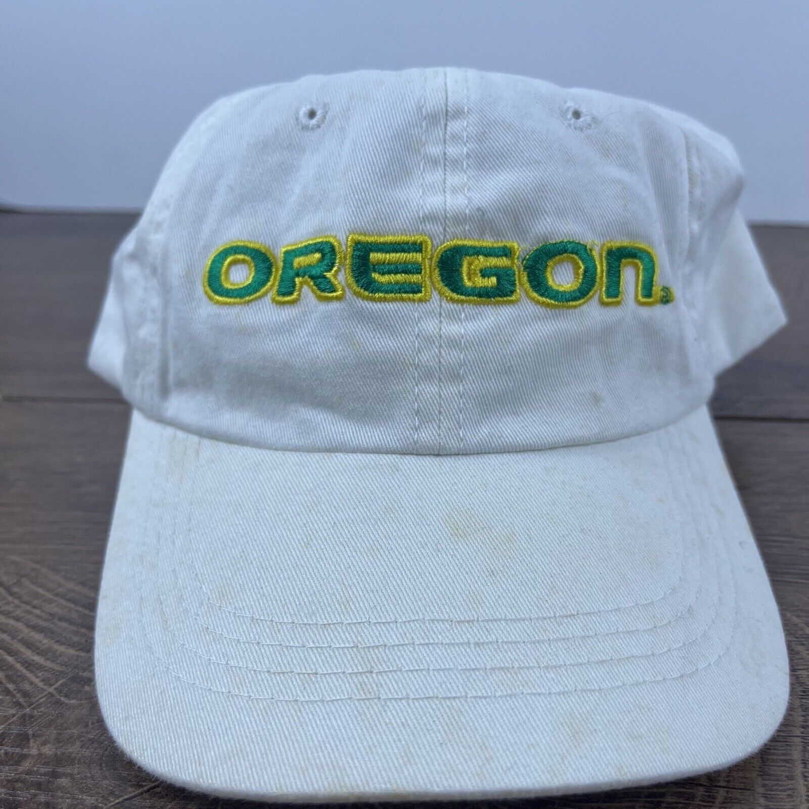 Other Oregon Ducks White Hat Oregon Ducks White Cap Hat Adjustable Size ONE SIZE - 2 Thumbnail
