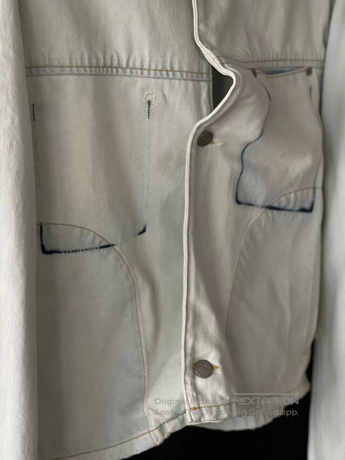 Maison Margiela Maison Margiela Distressed Denim Jacket for Men. Size US M / EU 48-50 / 2 - 6 Thumbnail