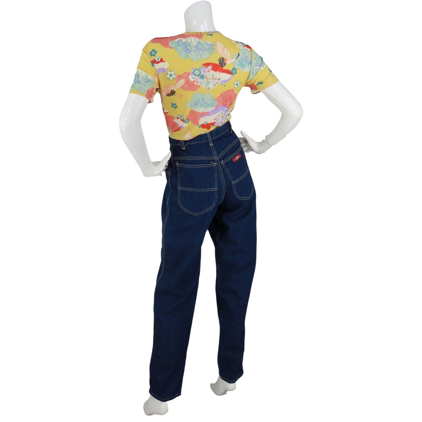Vintage Vintage High Waisted Denim Jeans Size 24 Size 24" / US 00 / IT 34 - 2 Thumbnail