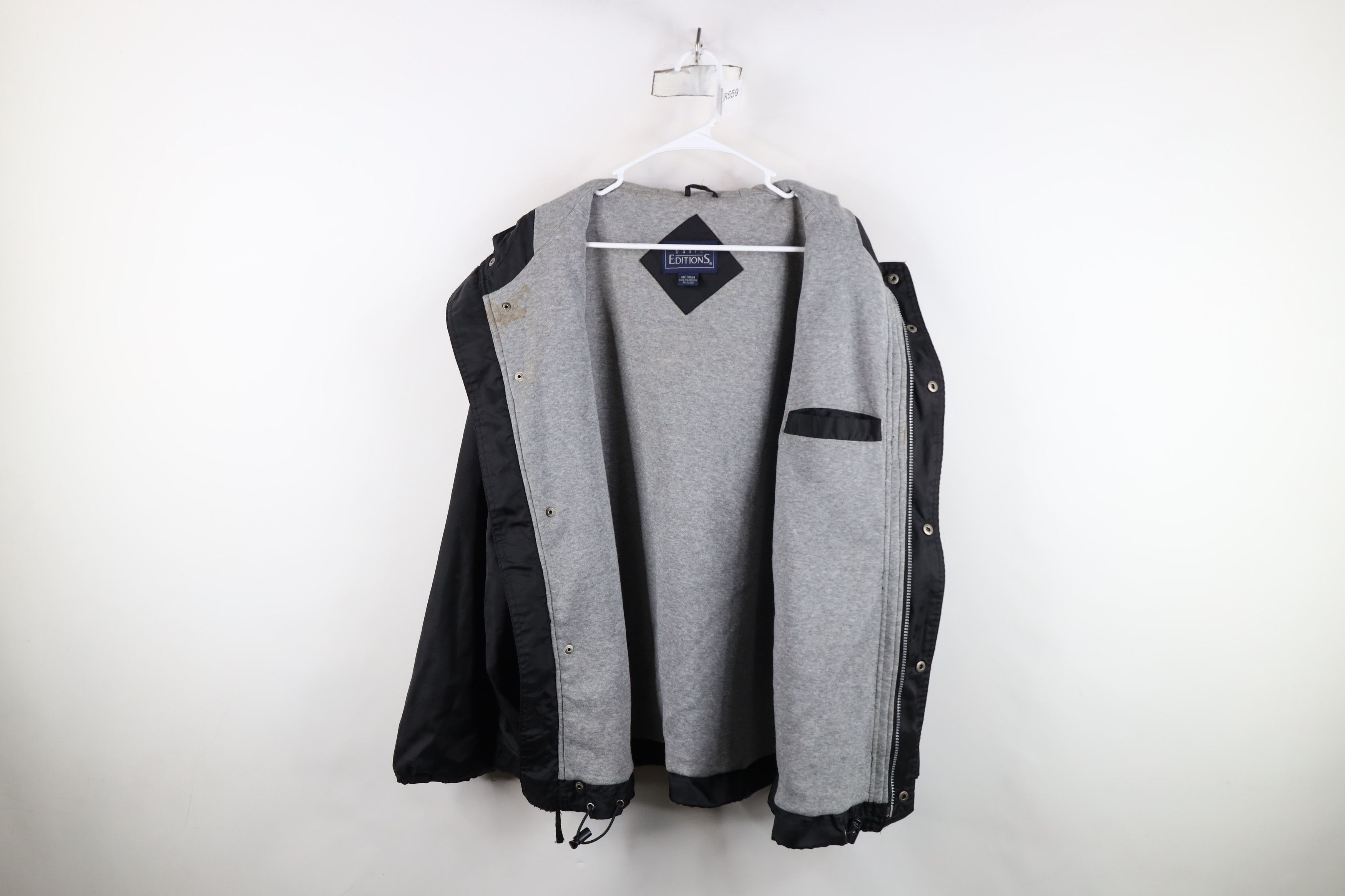 Vintage Vintage 90s Streetwear Lined Hooded Windbreaker Jacket Size US M / EU 48-50 / 2 - 9 Thumbnail
