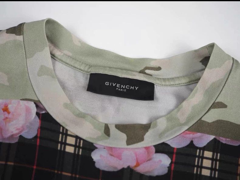 Givenchy Givenchy Camouflage Floral Patchwork Short Sleeve Size US XXS / EU 40 - 3 Thumbnail