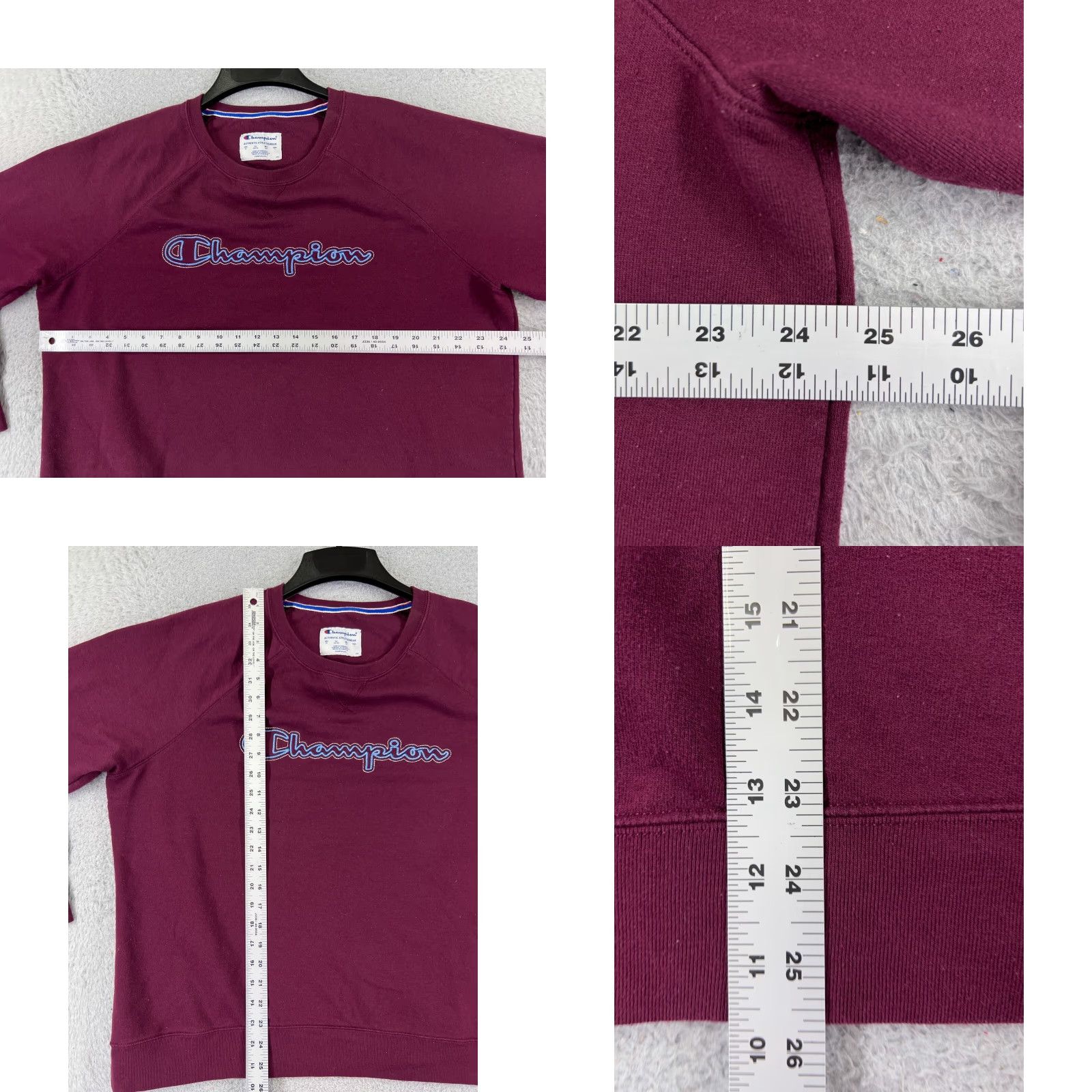 Champion Champion Womens Sweater Red Long Sleeve Crew Neck Jersey Fabric 2XL XXL READ Size XXL / US 16-18 / IT 52-54 - 8 Thumbnail