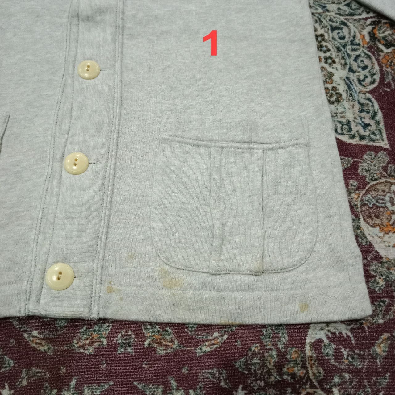 Ralph Lauren × Rugby Ralph Lauren × Vintage Vintage Ralph Lauren Rugby Shawl Collar Cardigan Size US S / EU 44-46 / 1 - 4 Thumbnail