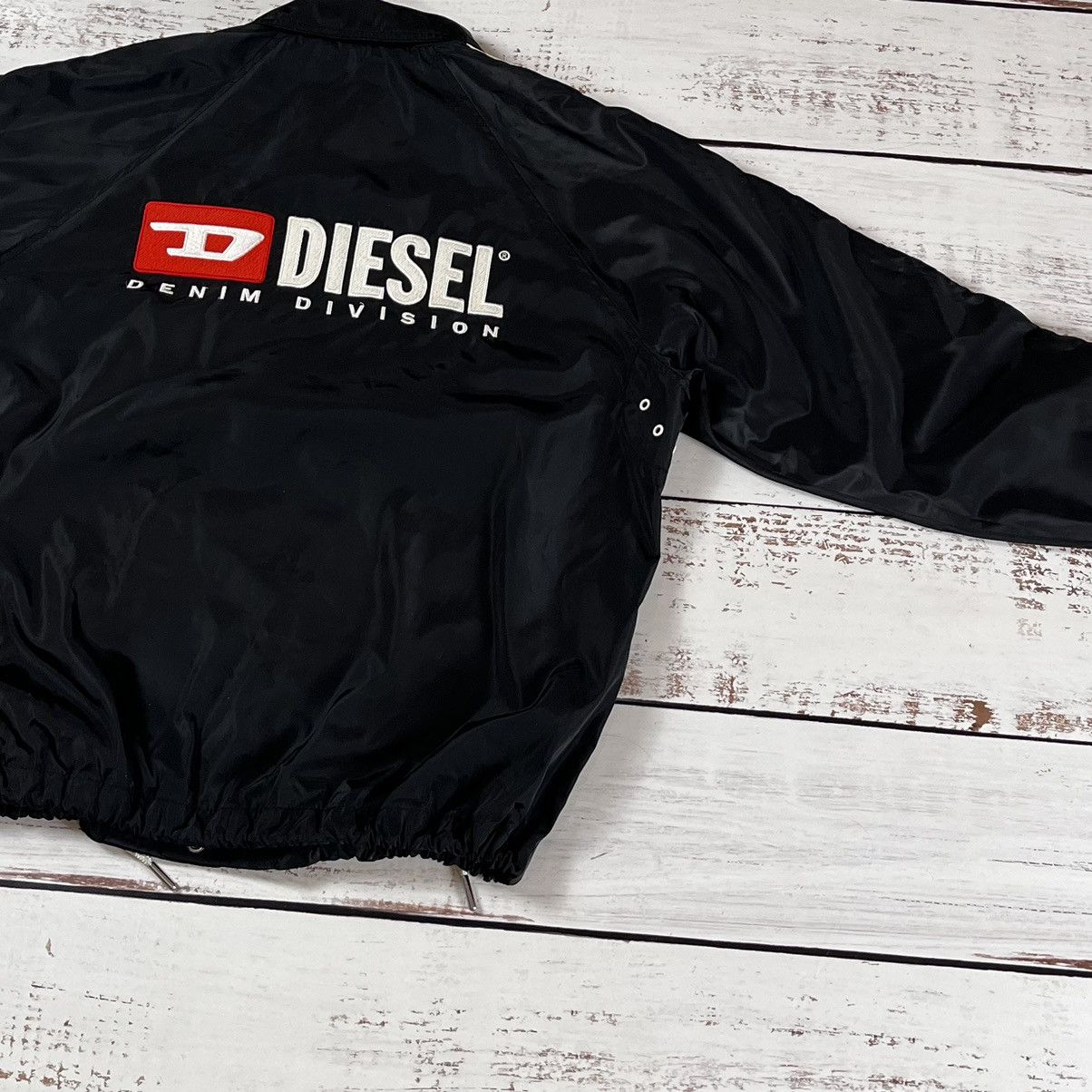 Diesel Windbreaker Diesel J-Akito Relahed Fit Black Zip Jacket Y2K Size US S / EU 44-46 / 1 - 12 Thumbnail