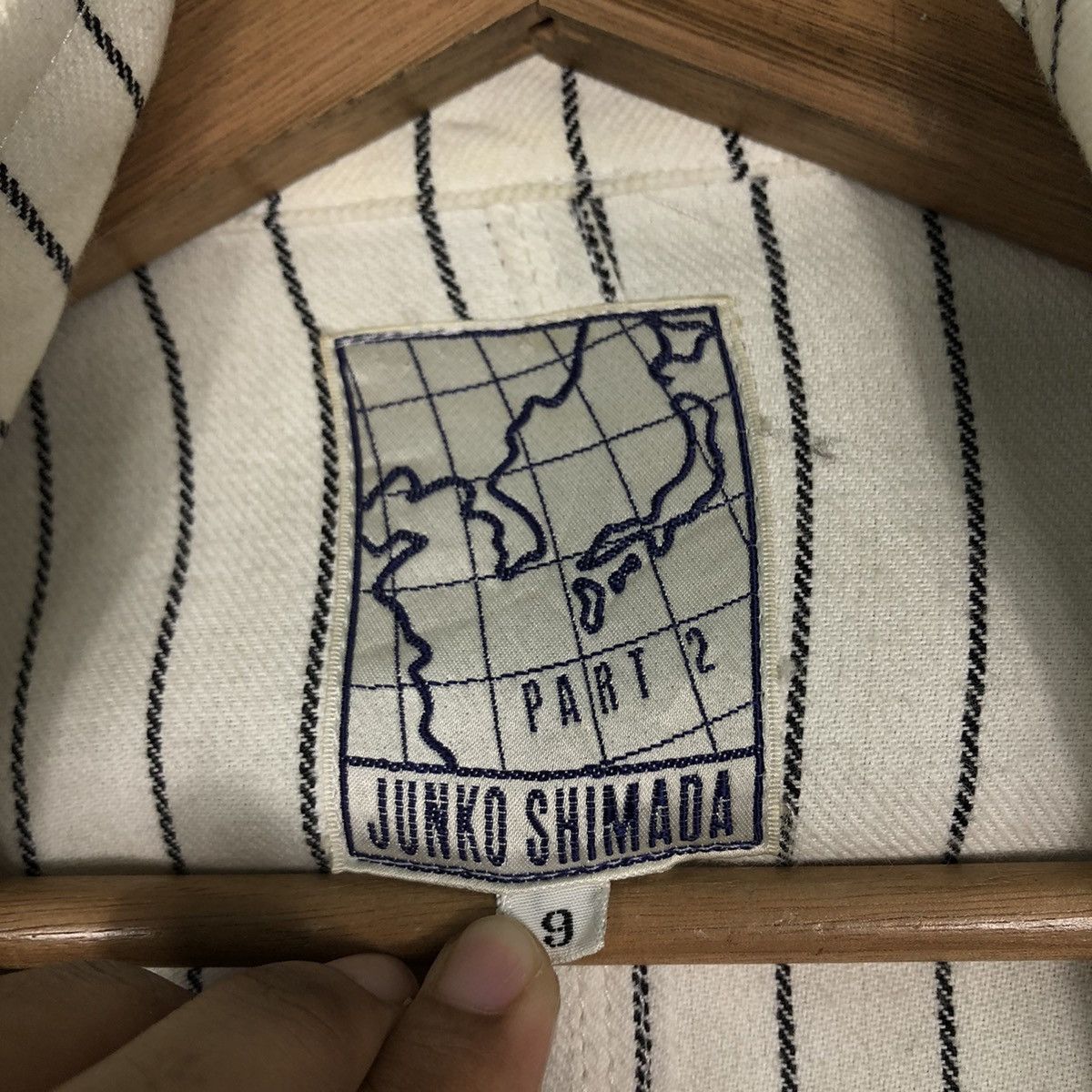 Japanese Brand Biker Chore Hickory Jacket Junko Shimada Japan Issey Miyake Size US M / EU 48-50 / 2 - 19 Thumbnail