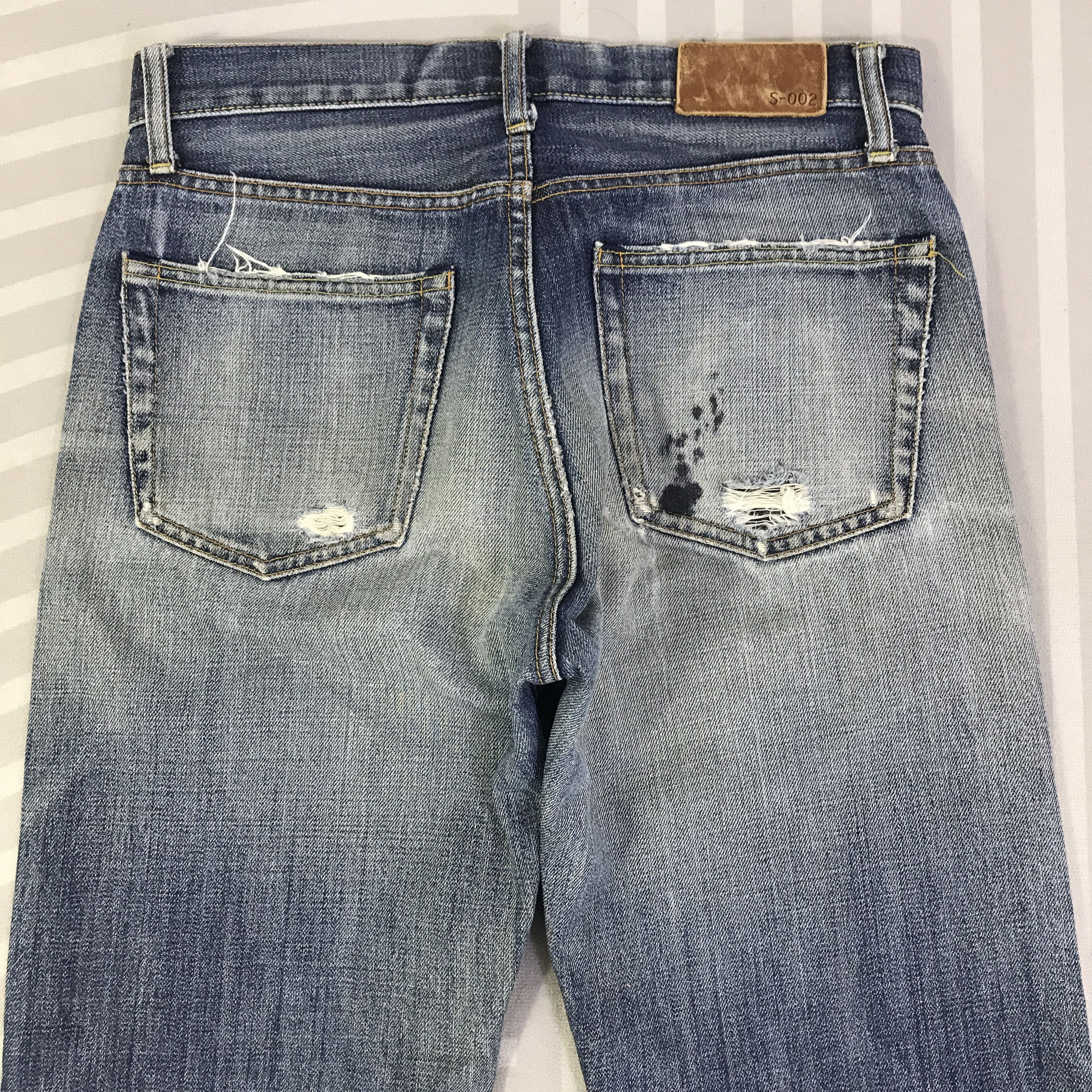 Japanese Brand Vintage Uniqlo Regular Fit Straight Jeans Denim K74B18 Size US 30 / EU 46 - 5 Thumbnail
