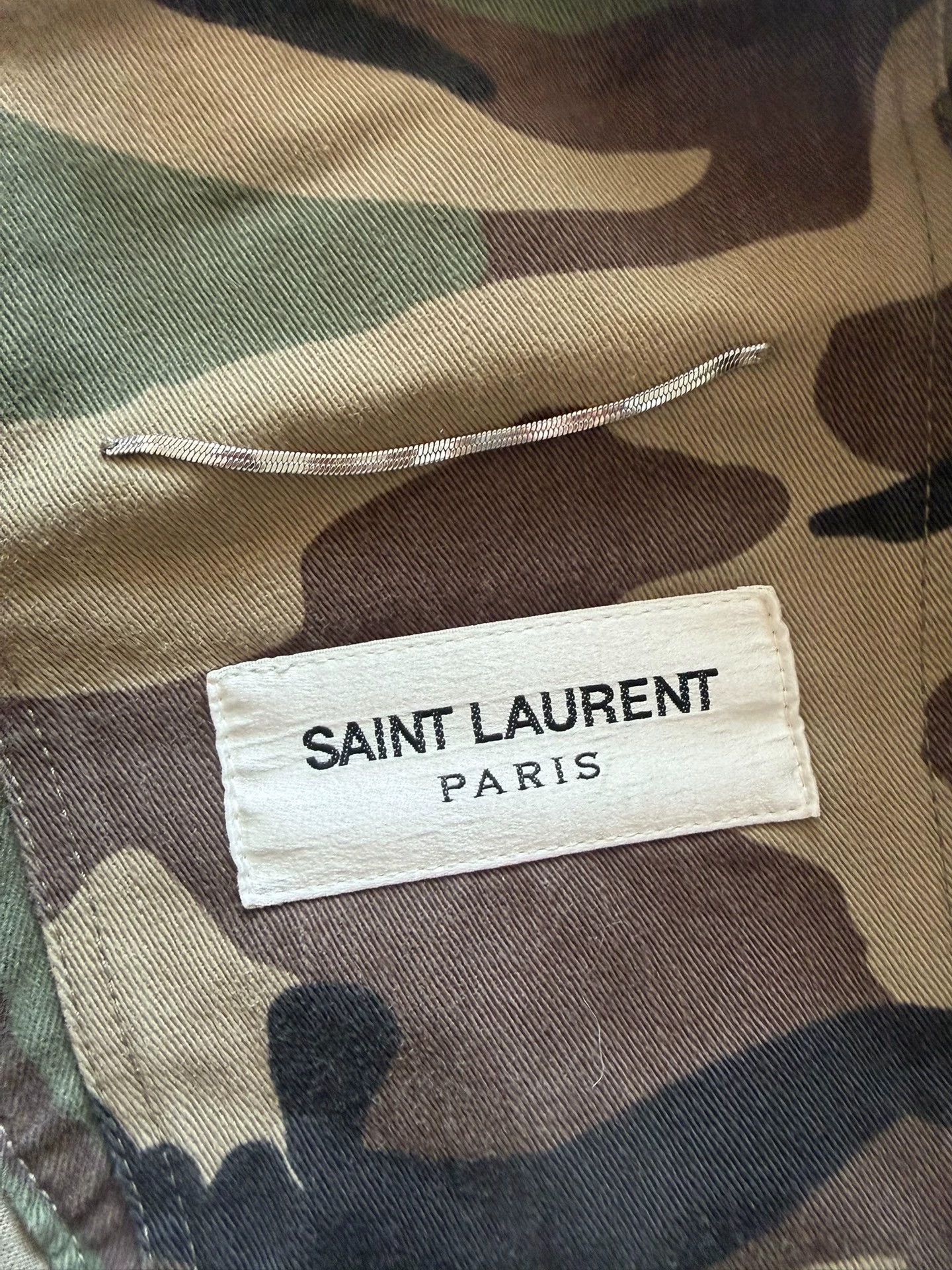 Saint Laurent Paris Saint Laurent Paris 2016 Spring/Summer Parka Jacket Size US S / EU 44-46 / 1 - 4 Thumbnail