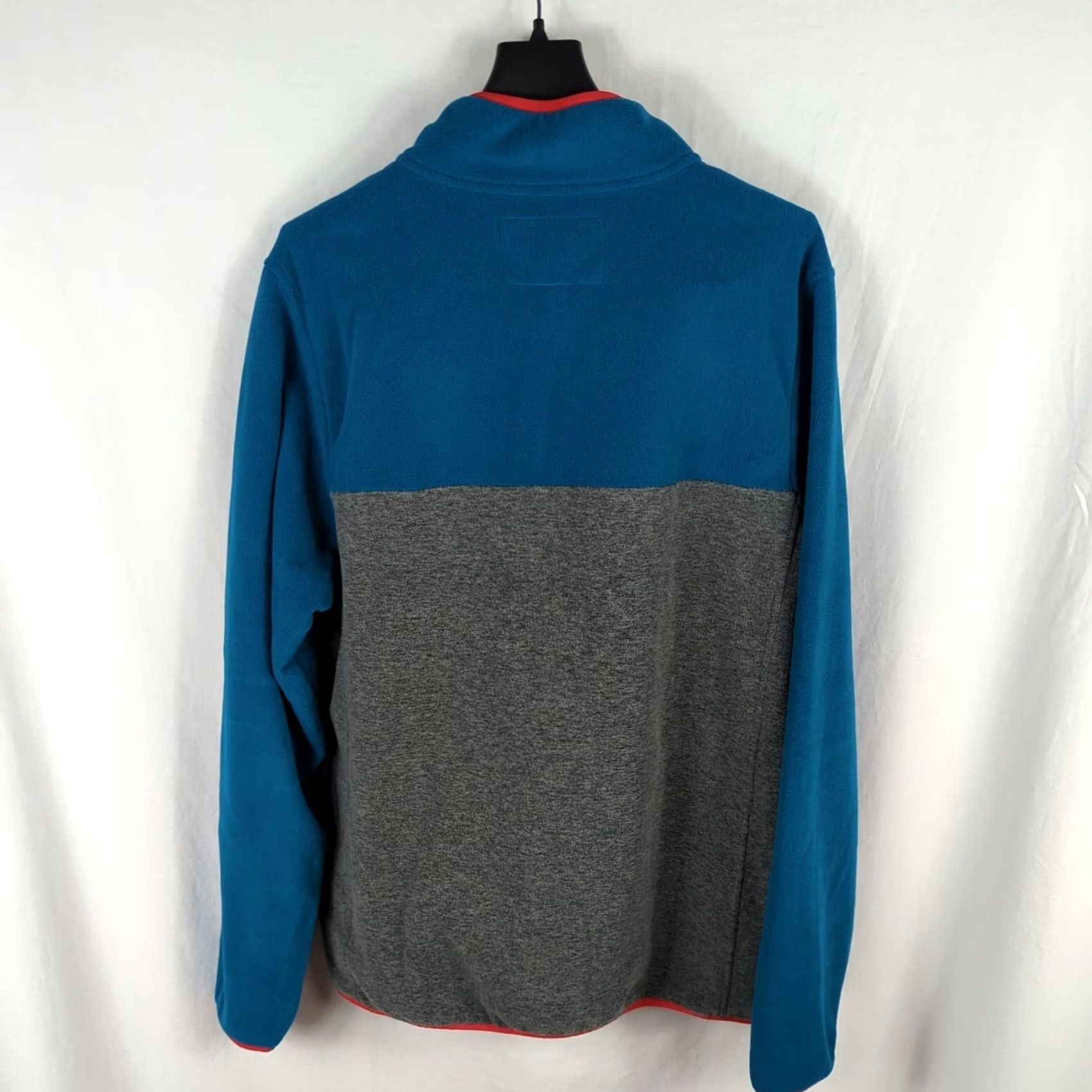 Lands' End Lands End Mens Size Large Tall 42-44 gray Fleece Pullover Jacket Size US L / EU 52-54 / 3 - 5 Thumbnail