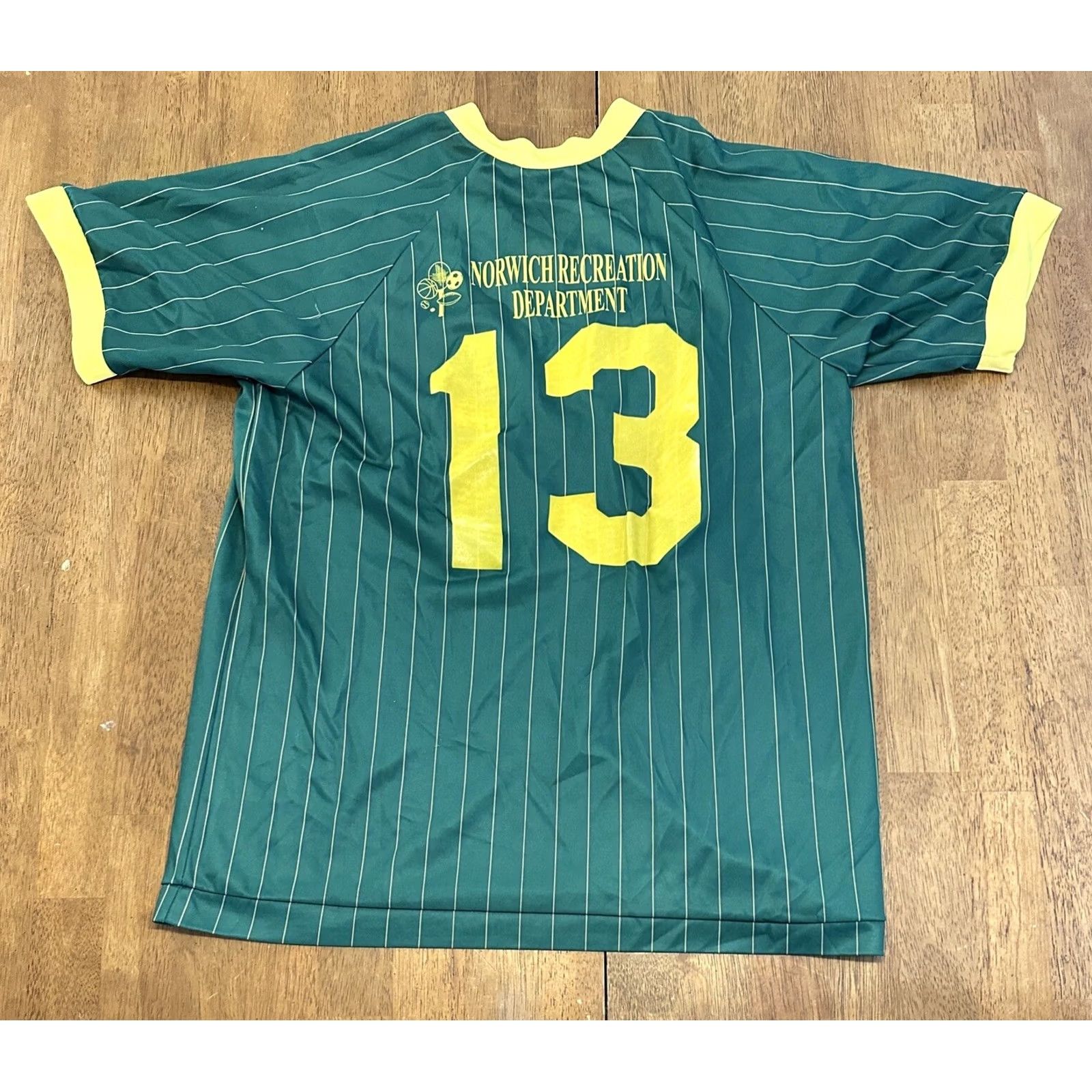 Vintage VINTAGE Police Athletic League Soccer Jersey Medium 90s Green Made In USA Mens Size US M / EU 48-50 / 2 - 3 Thumbnail