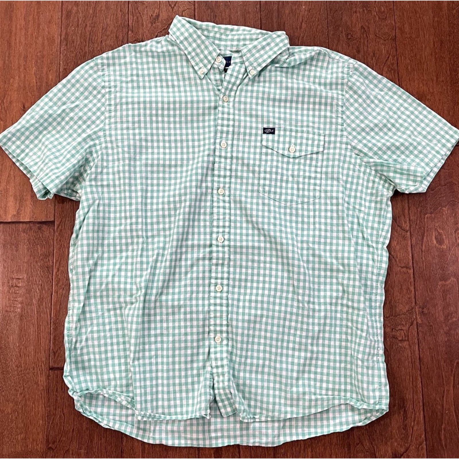 Polo Ralph Lauren Polo Ralph Lauren Shirt Men’s XL Teal Aqua Check Button Up Camp Classic Fit Size US XL / EU 56 / 4 - 2 Thumbnail