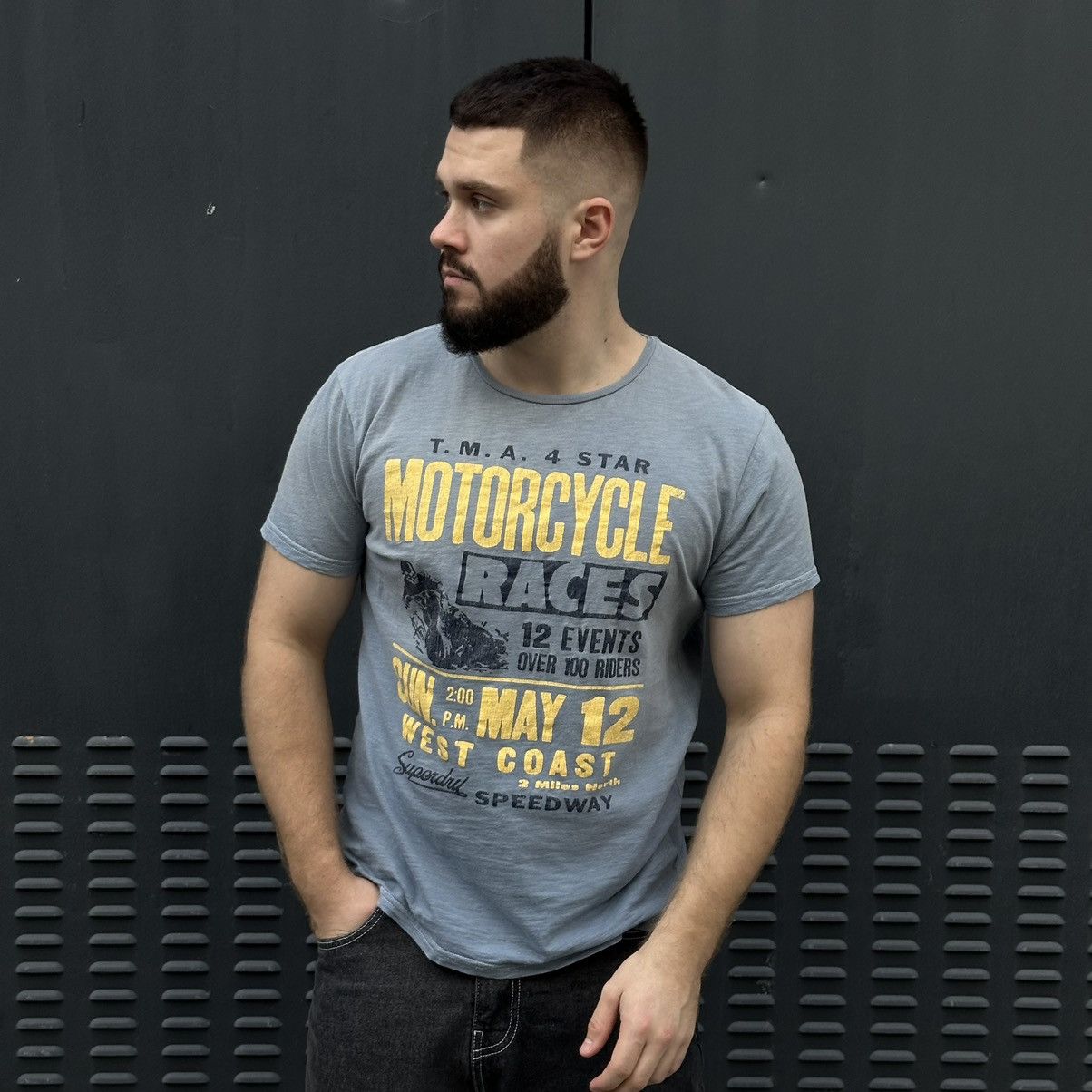 Superdry Vintage Superdry T-shirts Motorcycle Races Speedway Y2K 00s Size US L / EU 52-54 / 3 - 1 Thumbnail